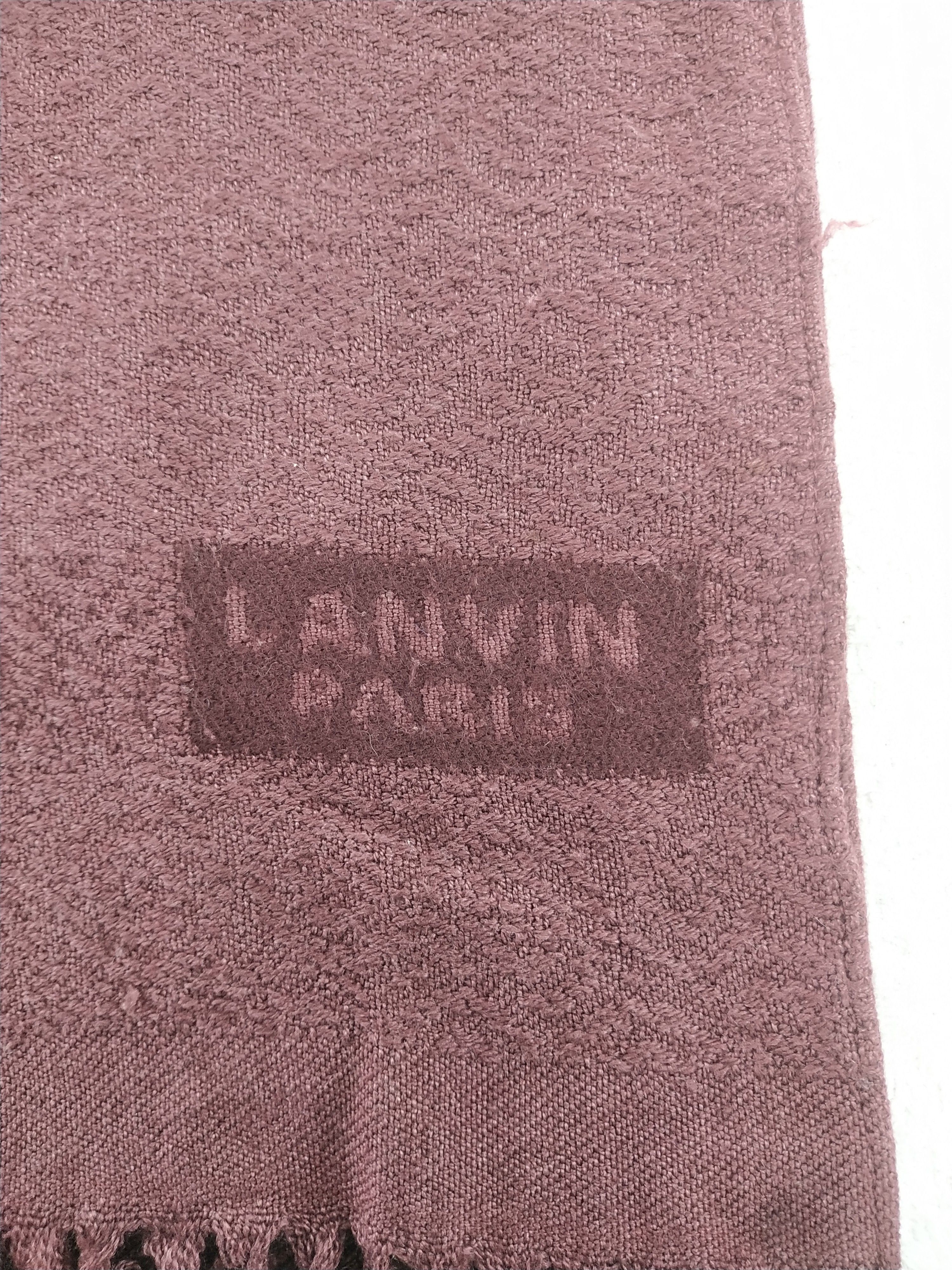 Lanvin Vintage Lanvin Wool Scarf/Muffler/Neckwear MF106 Size ONE SIZE - 5 Thumbnail
