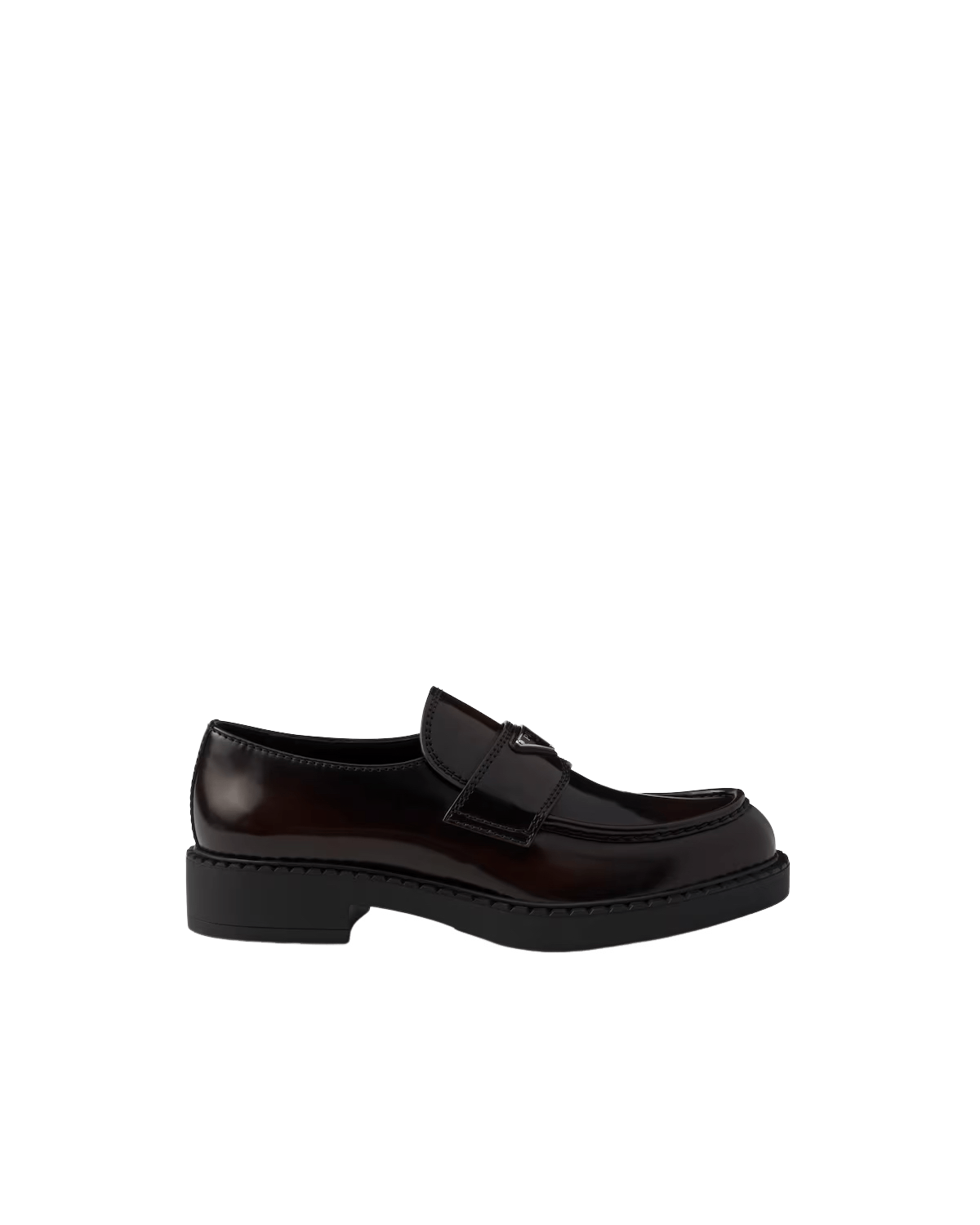 Prada PRADA Sienna Brown Leather Loafers New & Authentic Size US 8.5 / EU 41-42 - 2 Thumbnail