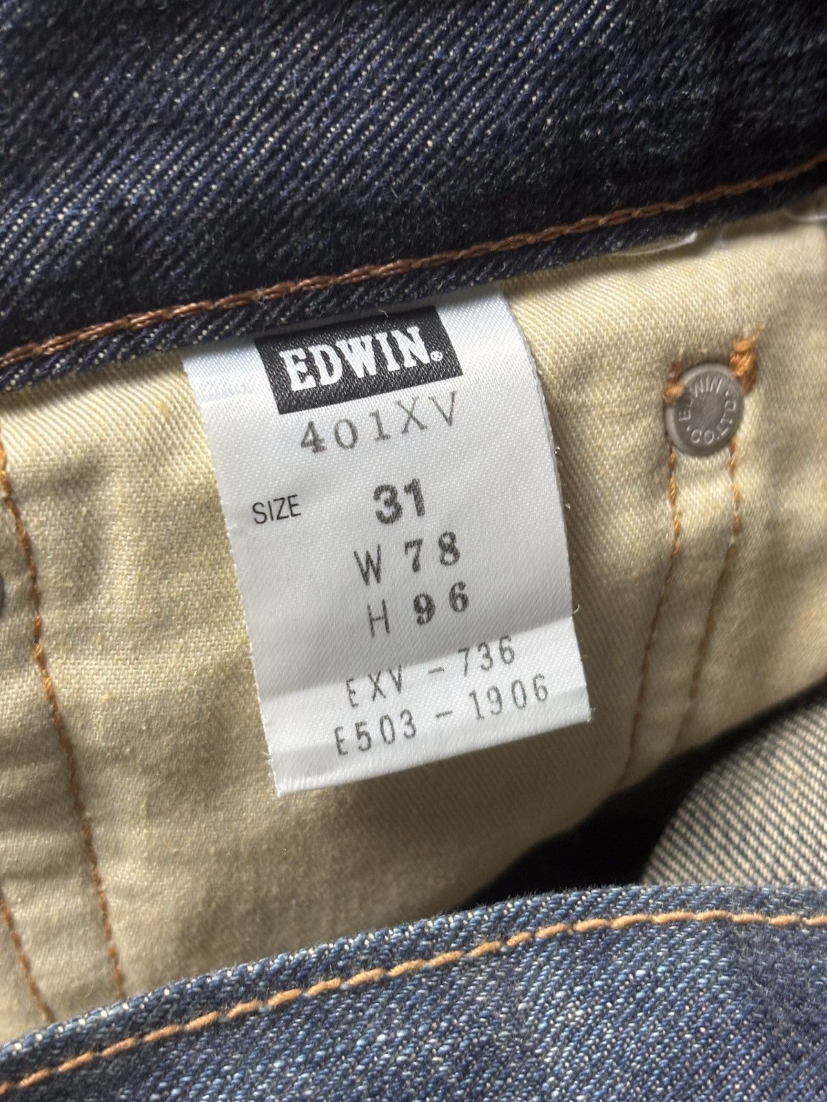 Edwin 2000s Edwin Japan Claw Marks Distressed Bootcut Jeans Size US 31 - 6 Thumbnail
