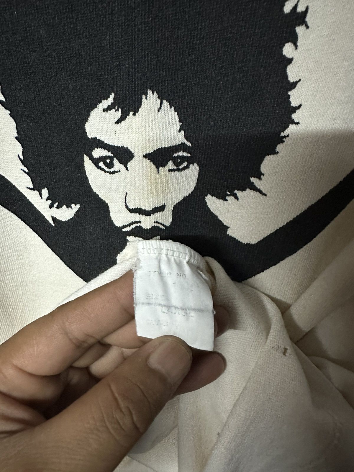 Jimi Hendrix × Vintage Rare Vintage Blue Jimi Hendrix Godhead Tee Size US L / EU 52-54 / 3 - 8 Thumbnail