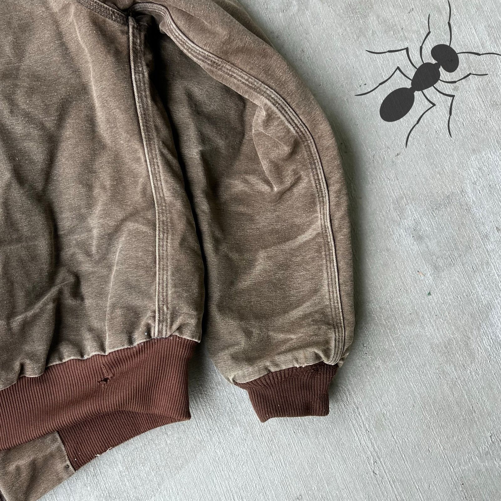 Carhartt × Vintage Carhartt J14 CHT brown Santa fe work wear jacket Size US L / EU 52-54 / 3 - 11 Thumbnail