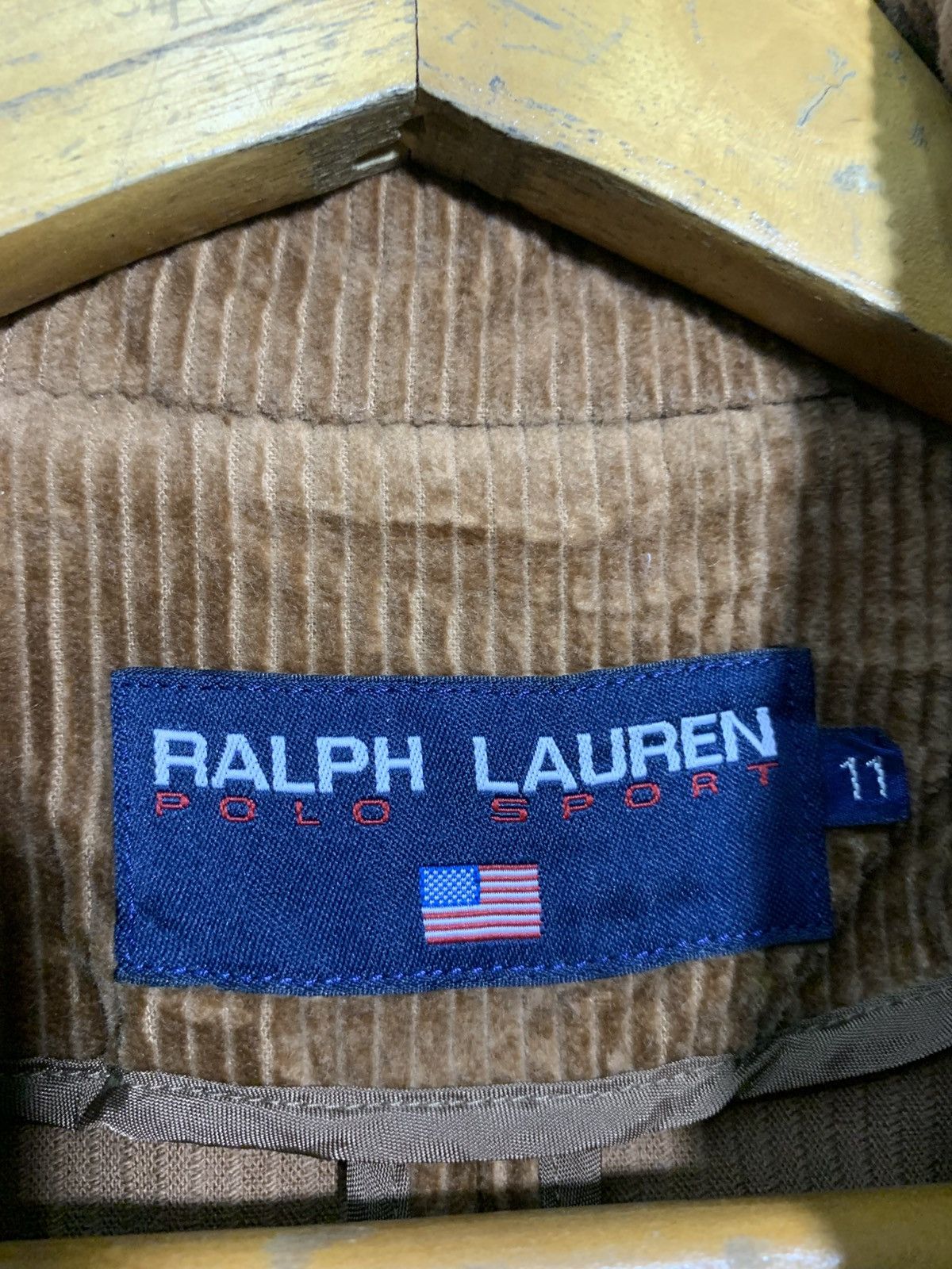 Polo Ralph Lauren 🔥POLO SPORT RL CORDUROY JACKETS BROWN Size US M / EU 48-50 / 2 - 6 Thumbnail