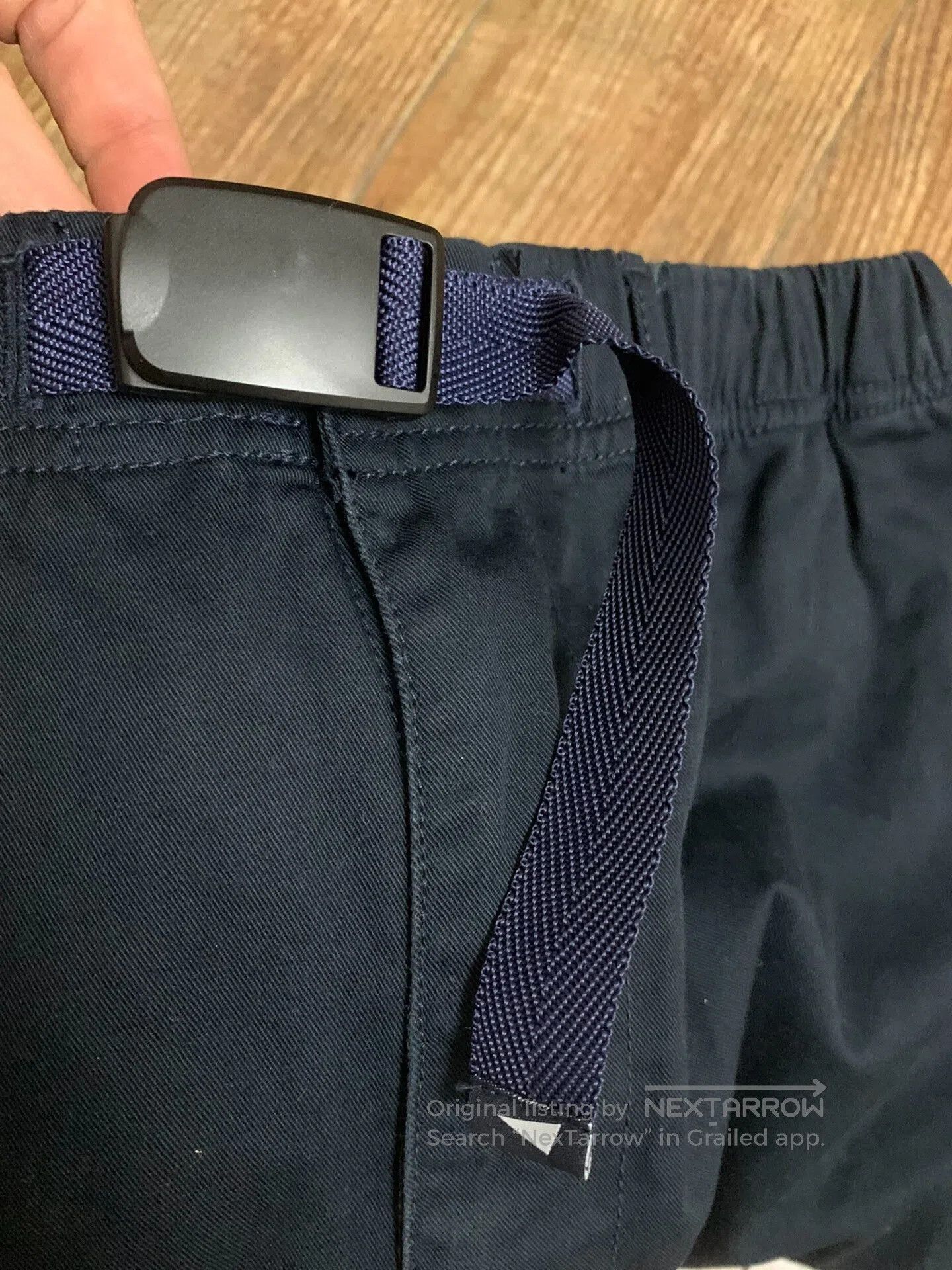 Pilgrim Surf + Supply salathe twill climbing shorts in deep blue. Size US 32 / EU 48 - 5 Thumbnail