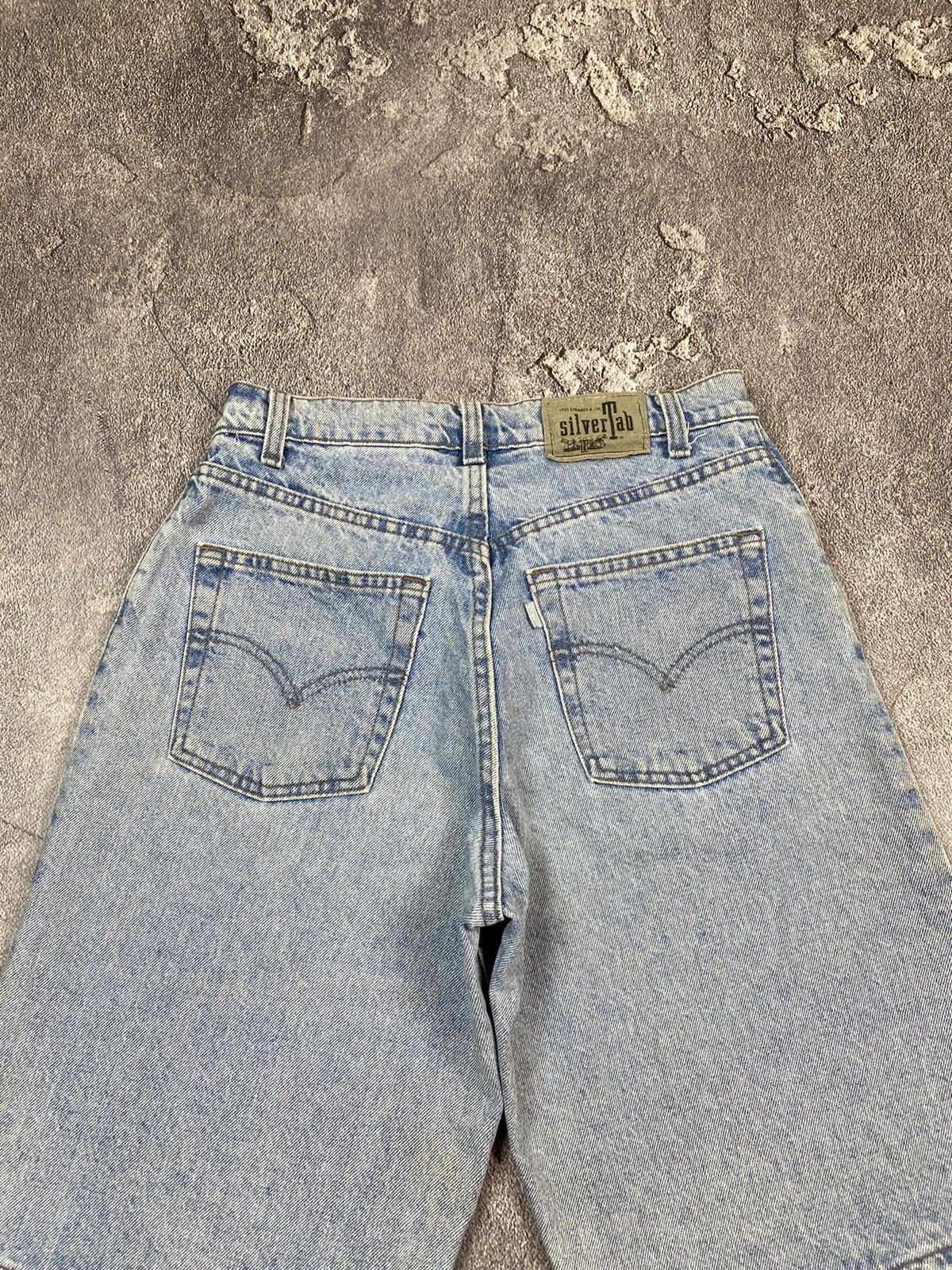 Levi's Vintage 90s Levi’s Silver Tab Loose Fit Stone Washed Shorts Size US 30 / EU 46 - 3 Thumbnail