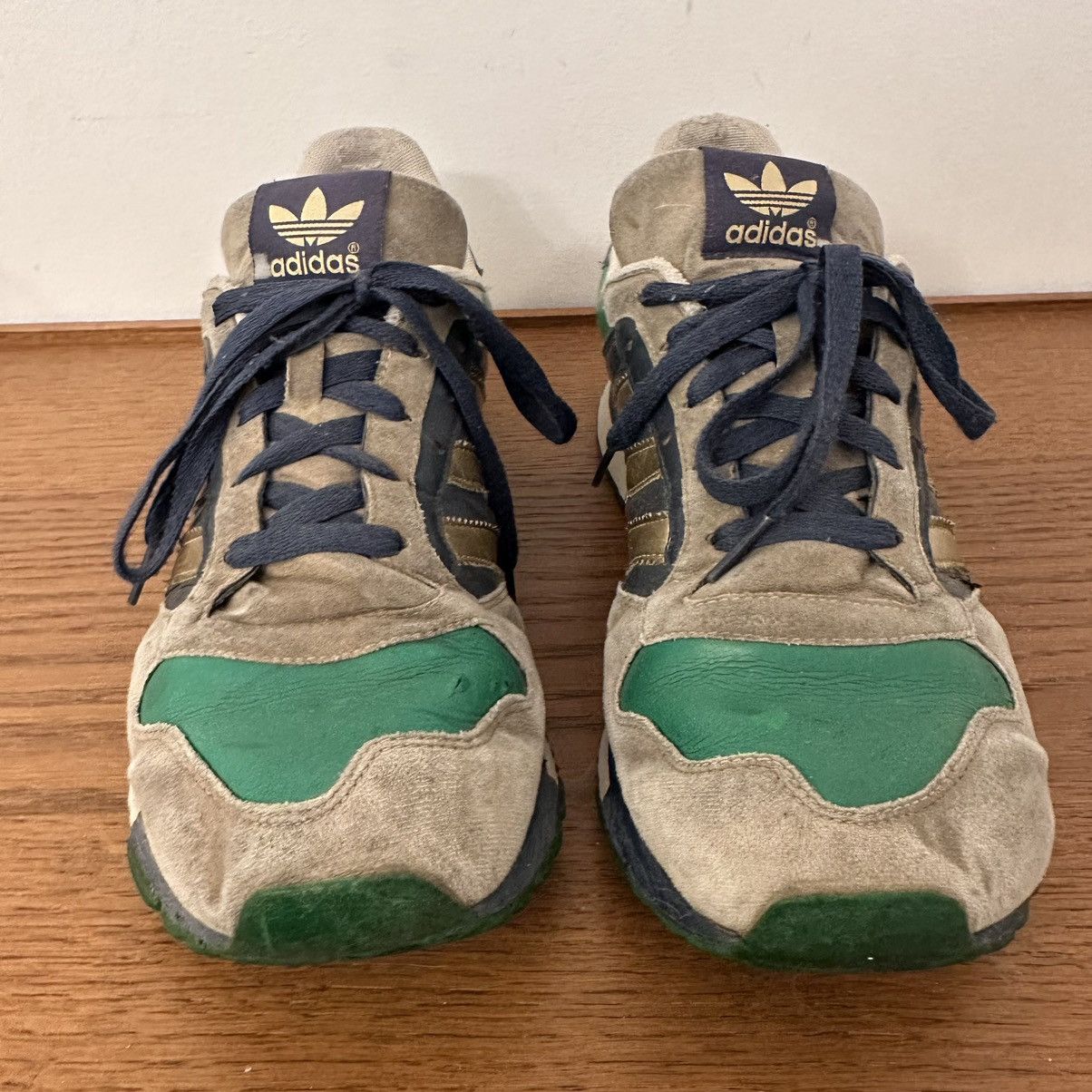 RARE Adidas Originals ZX 600 Sz 10 653996 Green Gold Sneaker