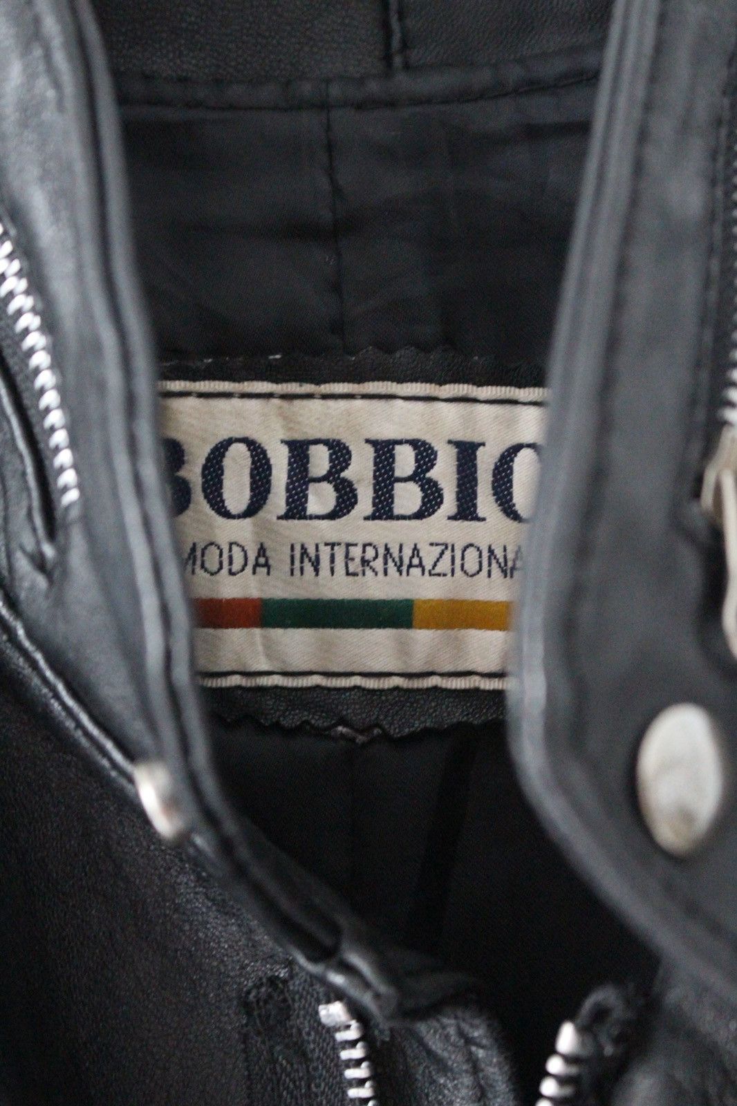 Japanese Brand 2000S BOBBIO “MODA INTERNAZIONALE” LEATHER FIELD JACKET Size US S / EU 44-46 / 1 - 6 Thumbnail