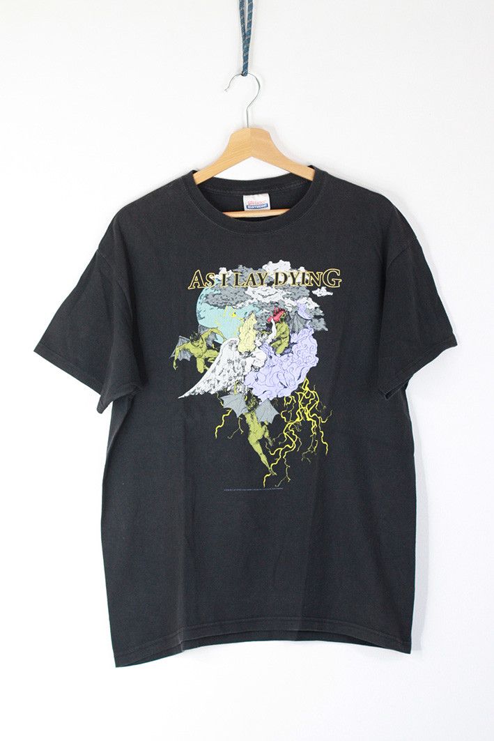 Hanes Vintage 2005 As I Lay Dying Band T-Shirt – Hanes Heavyweight Size US L / EU 52-54 / 3 - 1 Thumbnail