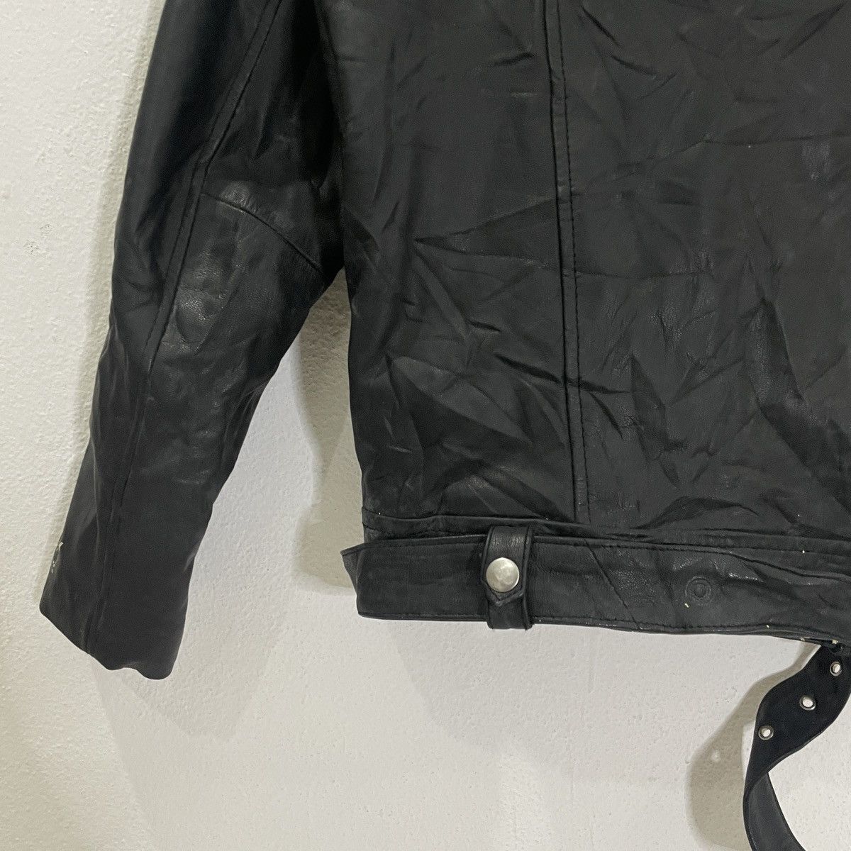 Japanese Brand Vintage Asos Leather Bikers Jacket Size US S / EU 44-46 / 1 - 9 Thumbnail