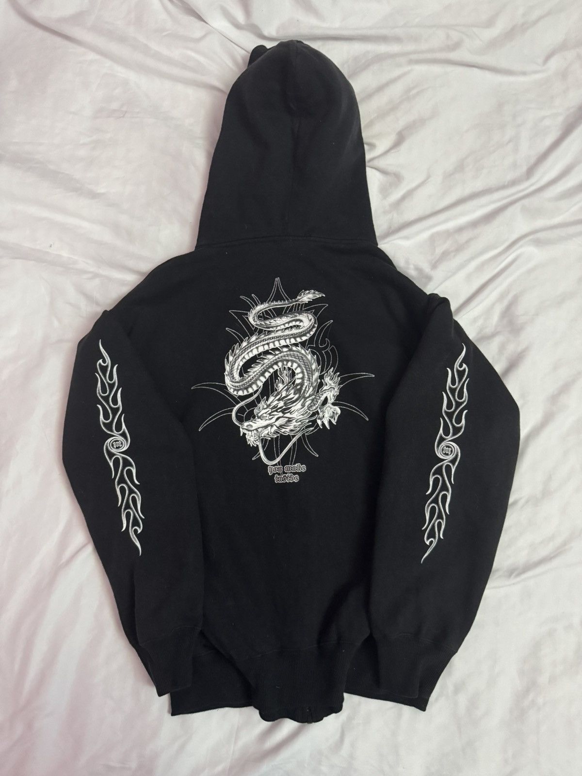 If Six Was Nine Y2K Sukajan Japan Dragon Pull Over Hoodie Size US M / EU 48-50 / 2 - 1 Thumbnail