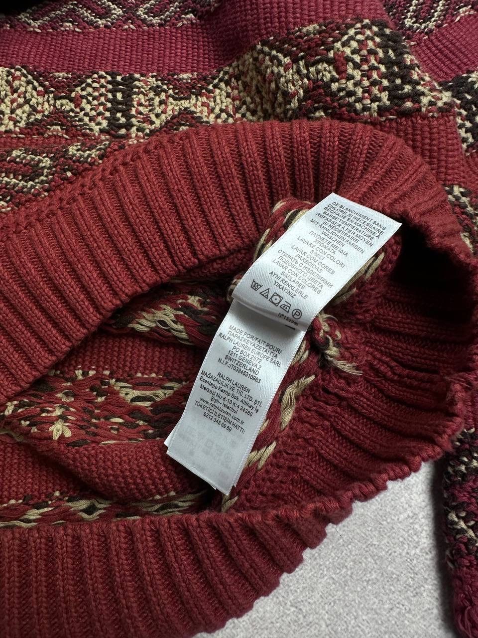 RRL Ralph Lauren NWT VINTAGE RALPH LAUREN RRL HAND KNIT AZTEC SWEATER RARE Size US L / EU 52-54 / 3 - 7 Thumbnail