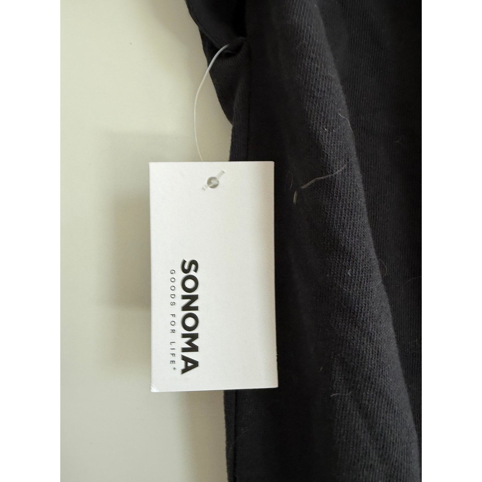 Sonoma Sonoma Black Dolman Sleeve Crop Relaxed Shirt Women L - D010 Size L / US 10 / IT 46 - 4 Thumbnail