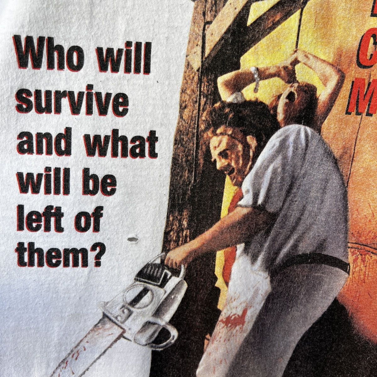 Tultex 1997 The Texas Chainsaw Massacre Horror Move Promo Tee Shirt Size US L / EU 52-54 / 3 - 12 Thumbnail