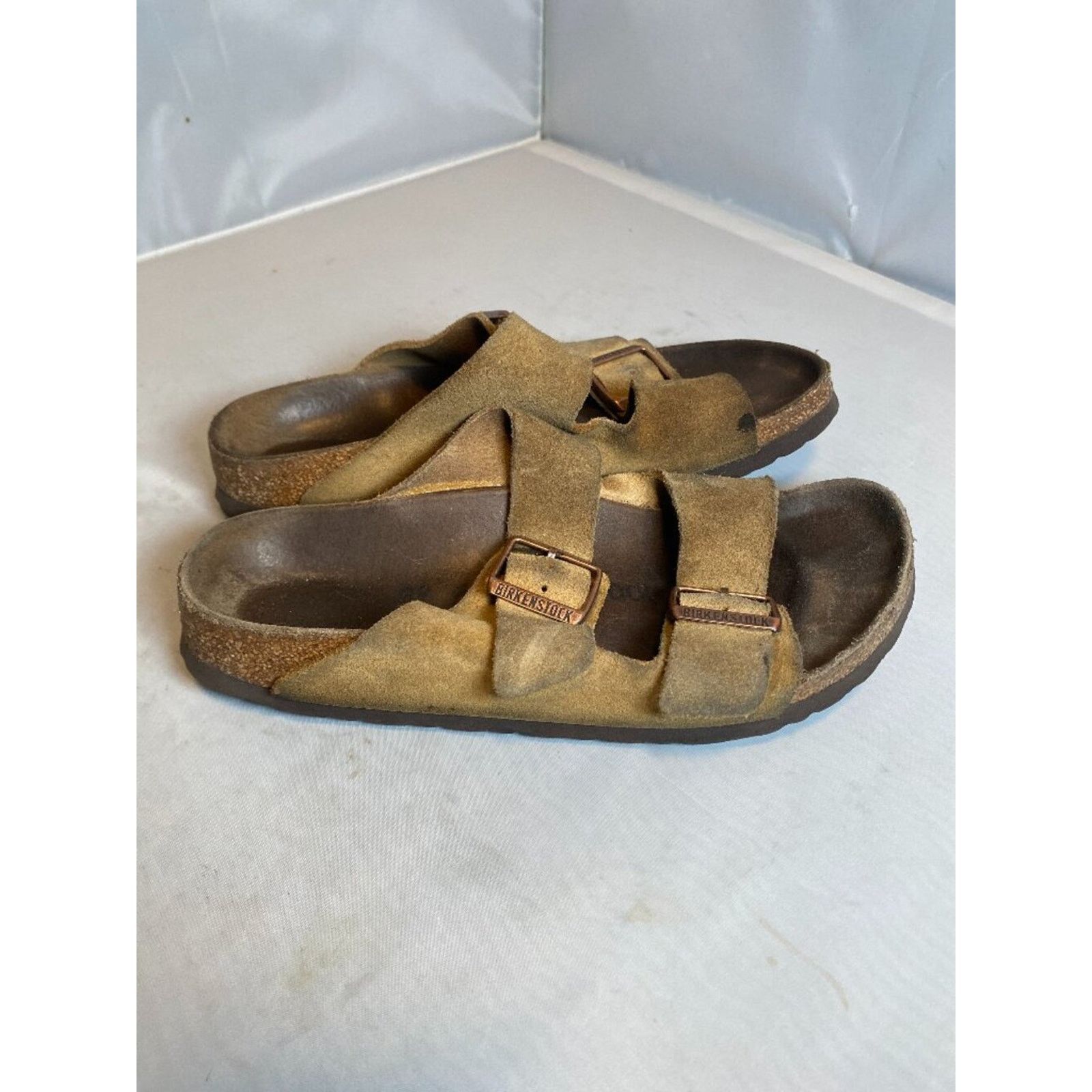 Birkenstock Birkenstock Latte Cream Suede Sandals Size US 8.5 / IT 38.5 - 1 Thumbnail