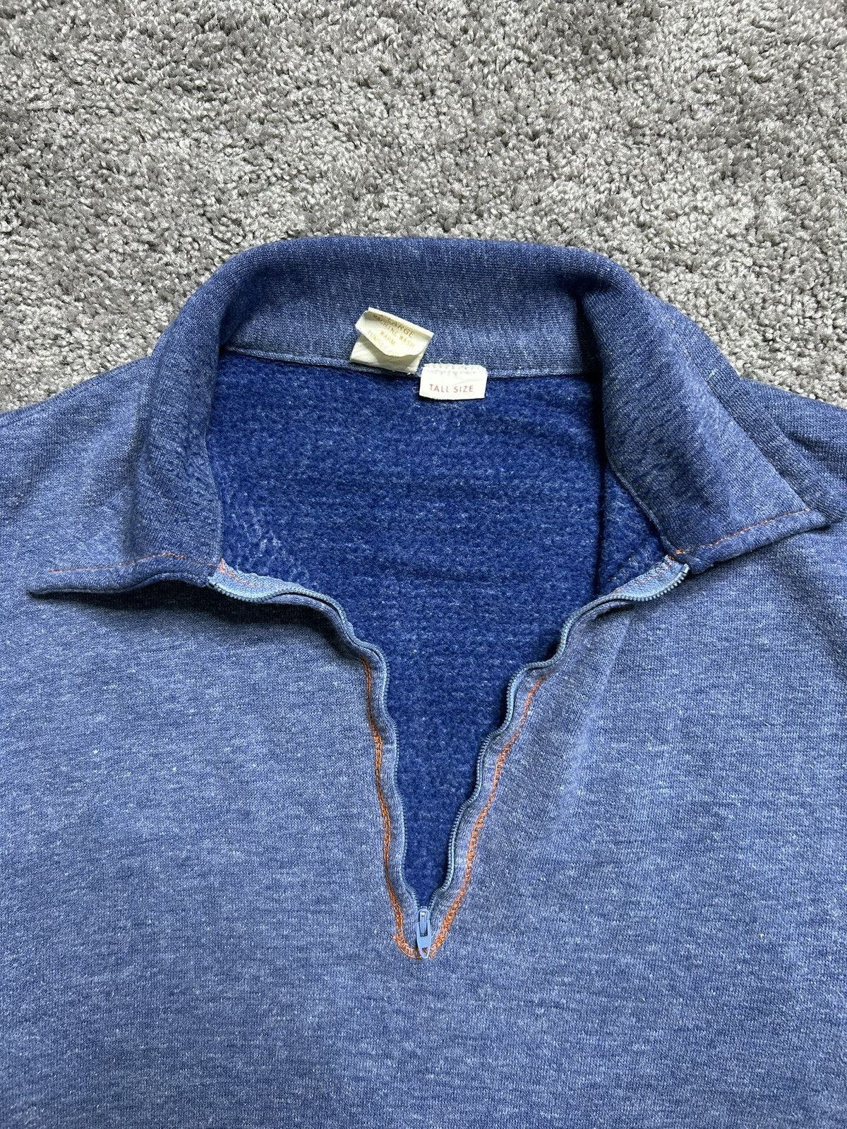 Sears Vintage 70s/80s Sears Penneys Kings Road Quarter Zip Sweat Size US L / EU 52-54 / 3 - 6 Thumbnail