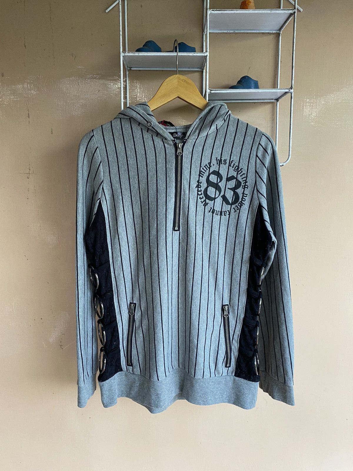 If Six Was Nine × Japanese Brand × Le Grande Bleu (L.G.B.) 🖤BLACKDAY🖤Digdeep Chains Hoodie ifsixwasnine lgb style Size US L / EU 52-54 / 3 - 4 Thumbnail