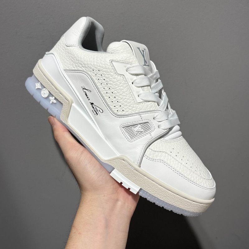 Louis Vuitton Louis Vuitton Trainer Low-Top Sneakers in White -2508 Size US 7.5 / EU 40-41 - 8 Thumbnail