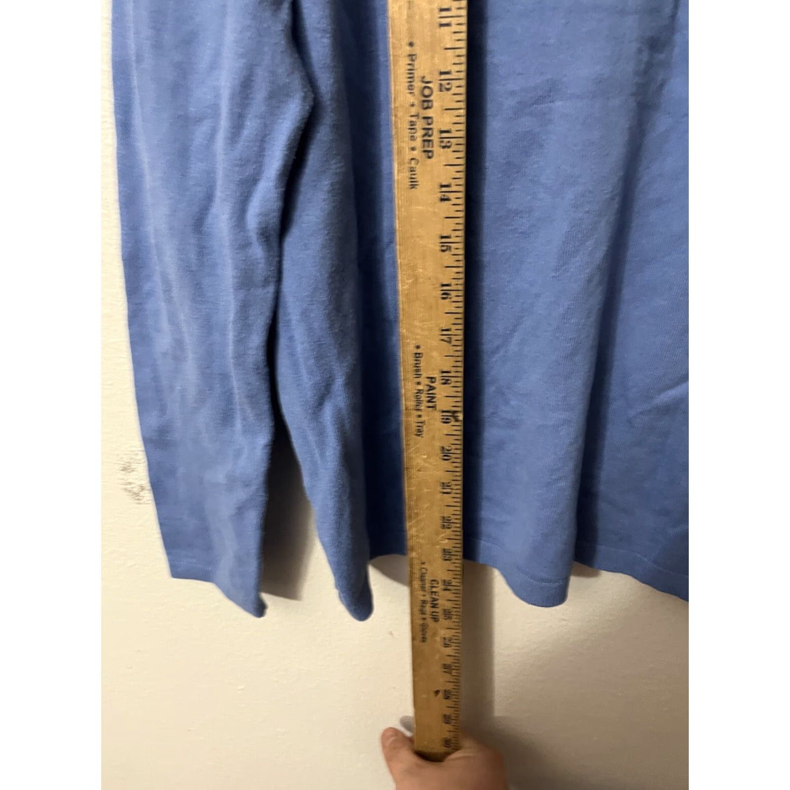 Talbots Talbots Pullover Sweater Women M Blue V-Neck Casual Knit Long Sleeve Button Size M / US 6-8 / IT 42-44 - 4 Thumbnail