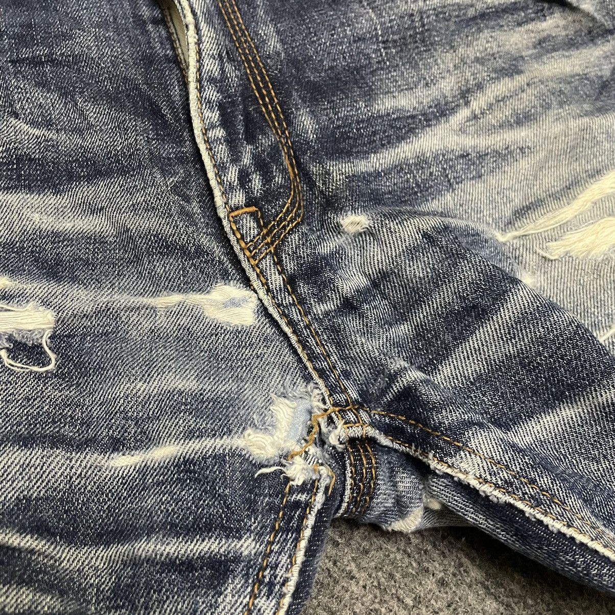 Russell Athletic × Vintage Vintage Russell Athletic Selvedge Denim Distressed Size US 36 / EU 52 - 5 Thumbnail