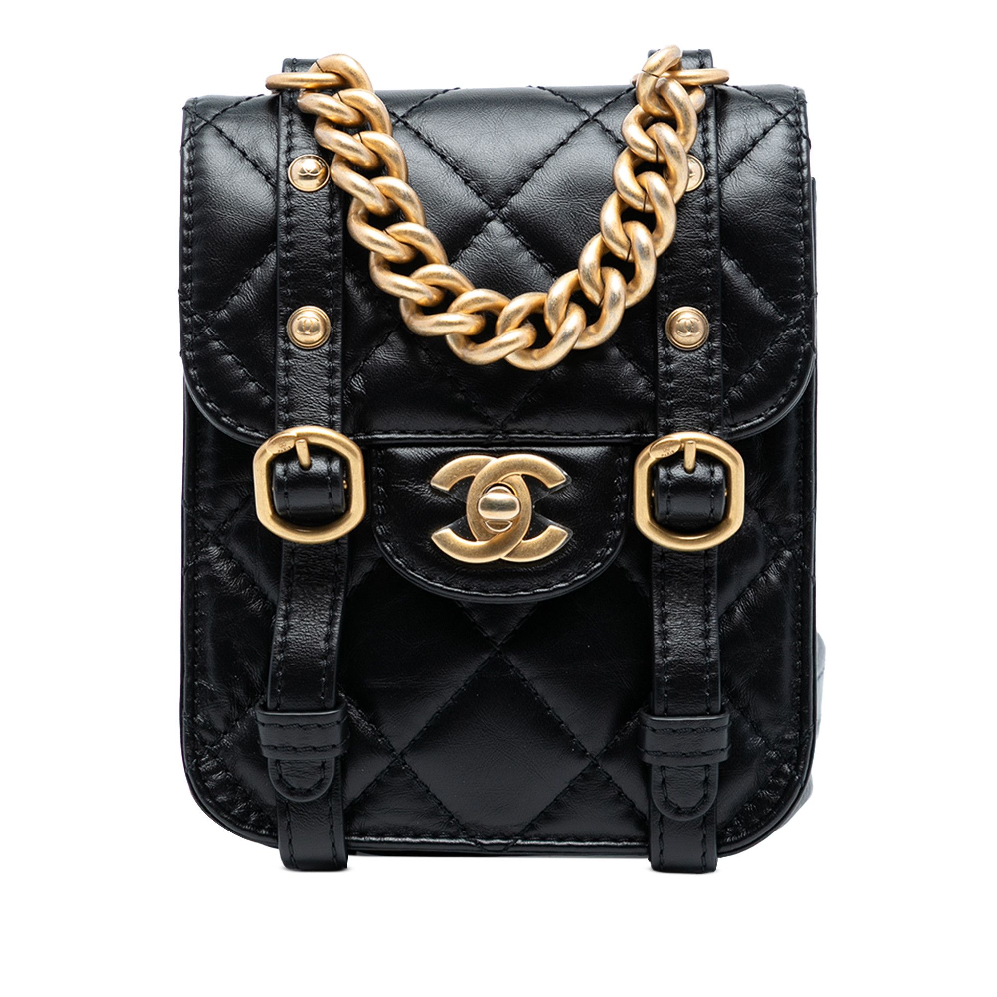 Chanel Chanel Mini Aged Calfskin City School Flap Size ONE SIZE - 1 Thumbnail