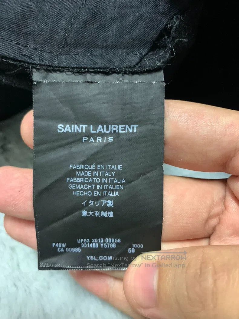 Saint Laurent Paris Saint Laurent Paris Woolen Slacks Size US 34 / EU 50 - 4 Thumbnail