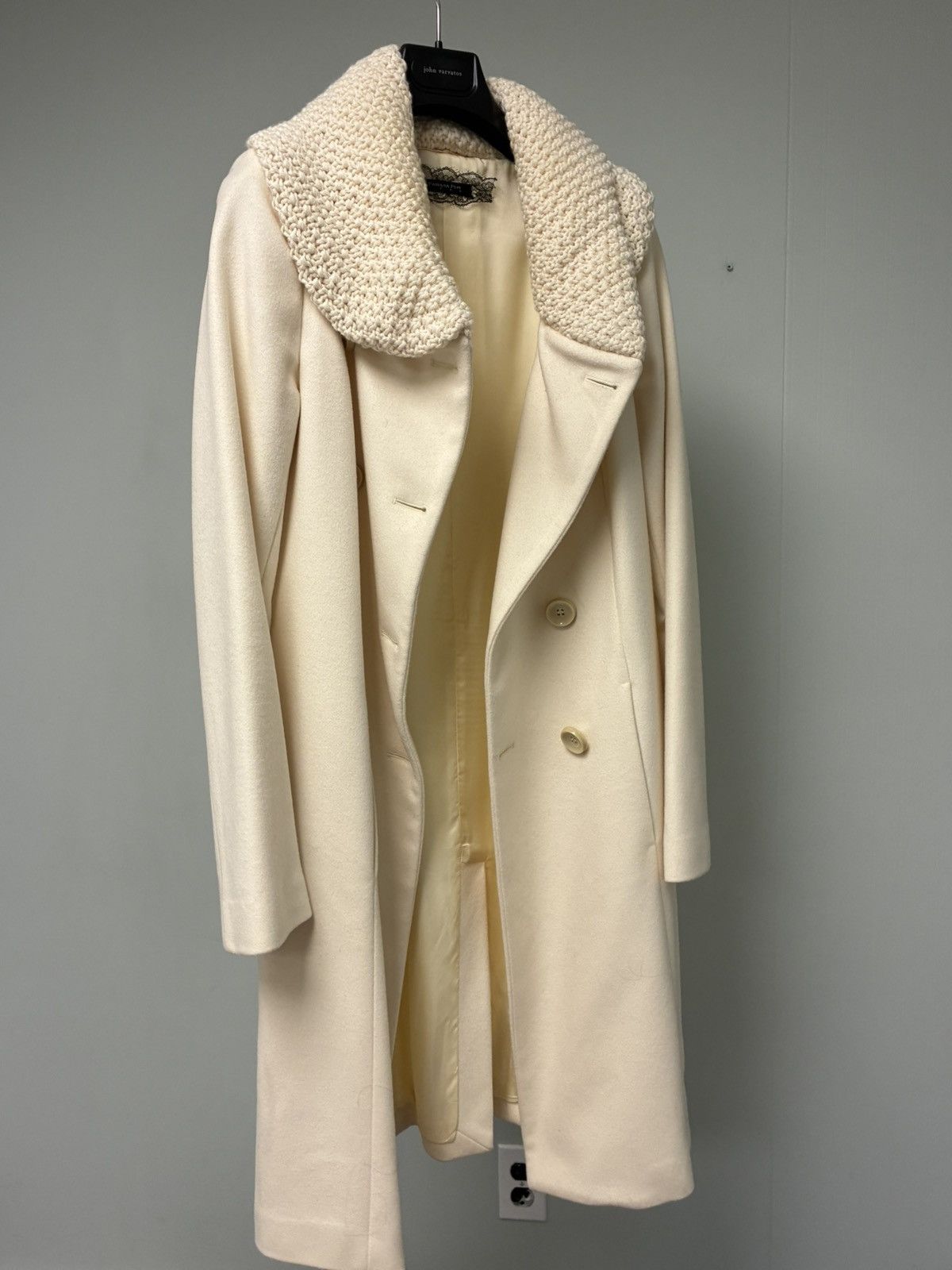 Patrizia Pepe Fluffy Collar Coat 42 Size M / US 6-8 / IT 42-44 - 14 Thumbnail