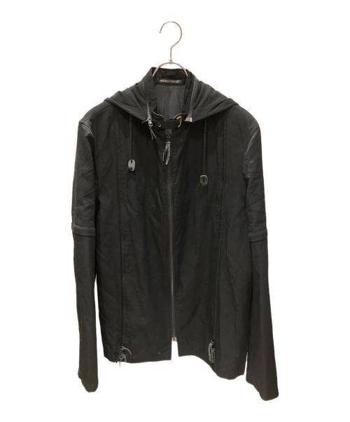 Yohji Yamamoto Yohji Yamamoto pour homme Wool/gabardine zip-up jacket Size US L / EU 52-54 / 3 - 1 Thumbnail