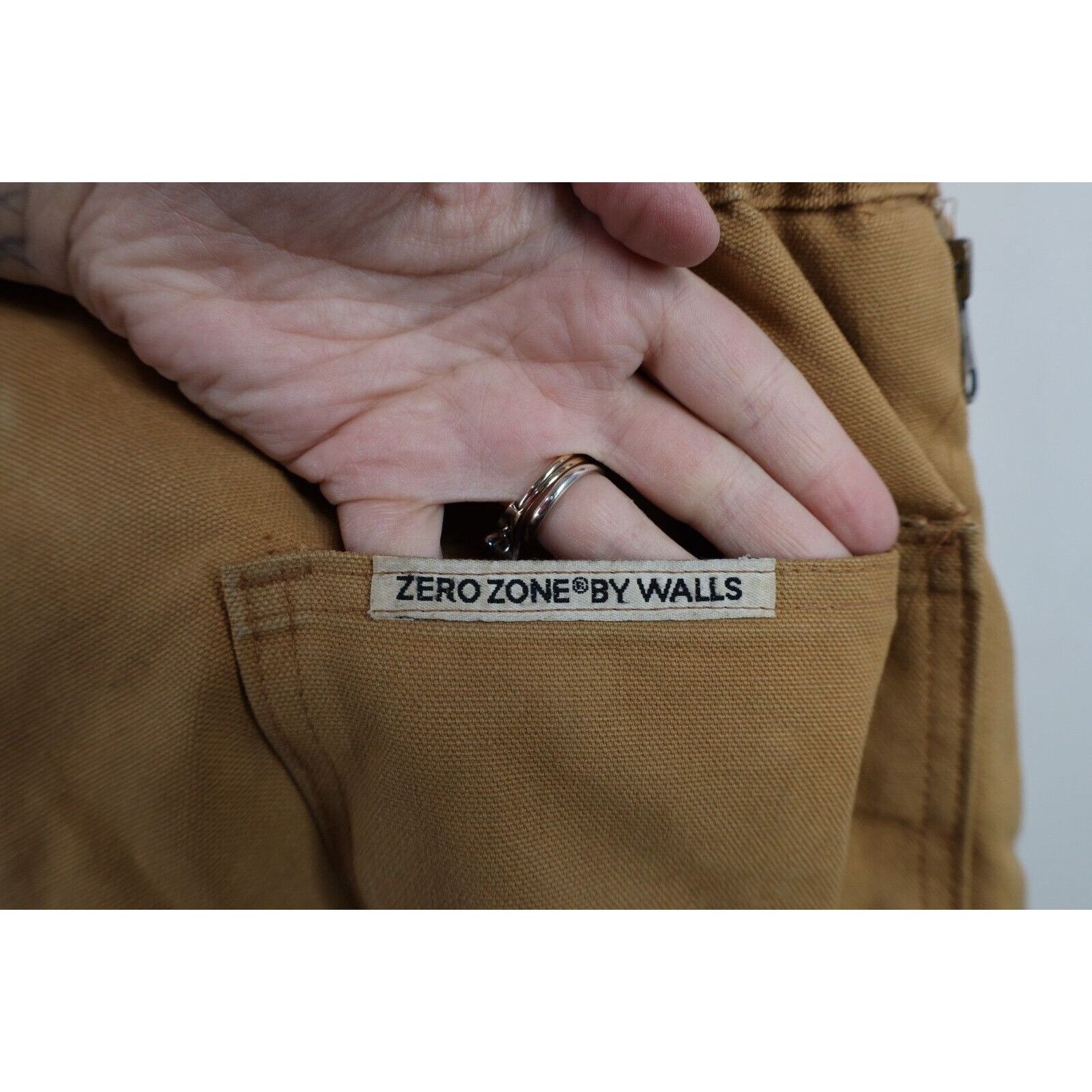 Vintage × Walls Vintage 90s Walls Distressed Insulated Canvas Overalls Size US M / EU 48-50 / 2 - 14 Thumbnail