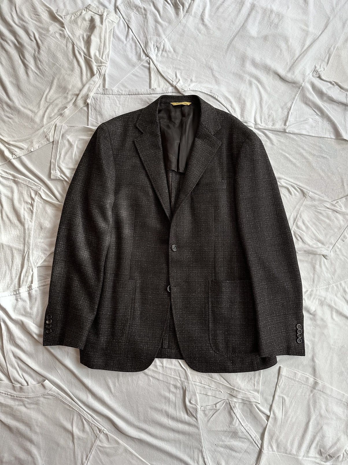 Canali Canali Kei Wool Sport Blazer Jacket Size 52R - 2 Thumbnail