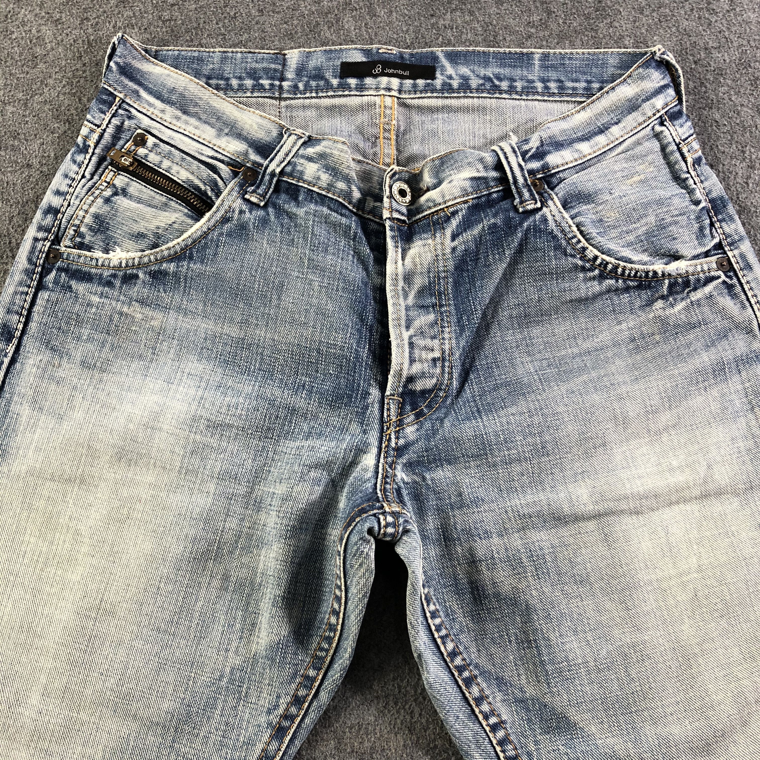 Johnbull Vintage Light Wash John Bull Selvedge Jeans-J2992 Size US 32 / EU 48 - 3 Thumbnail