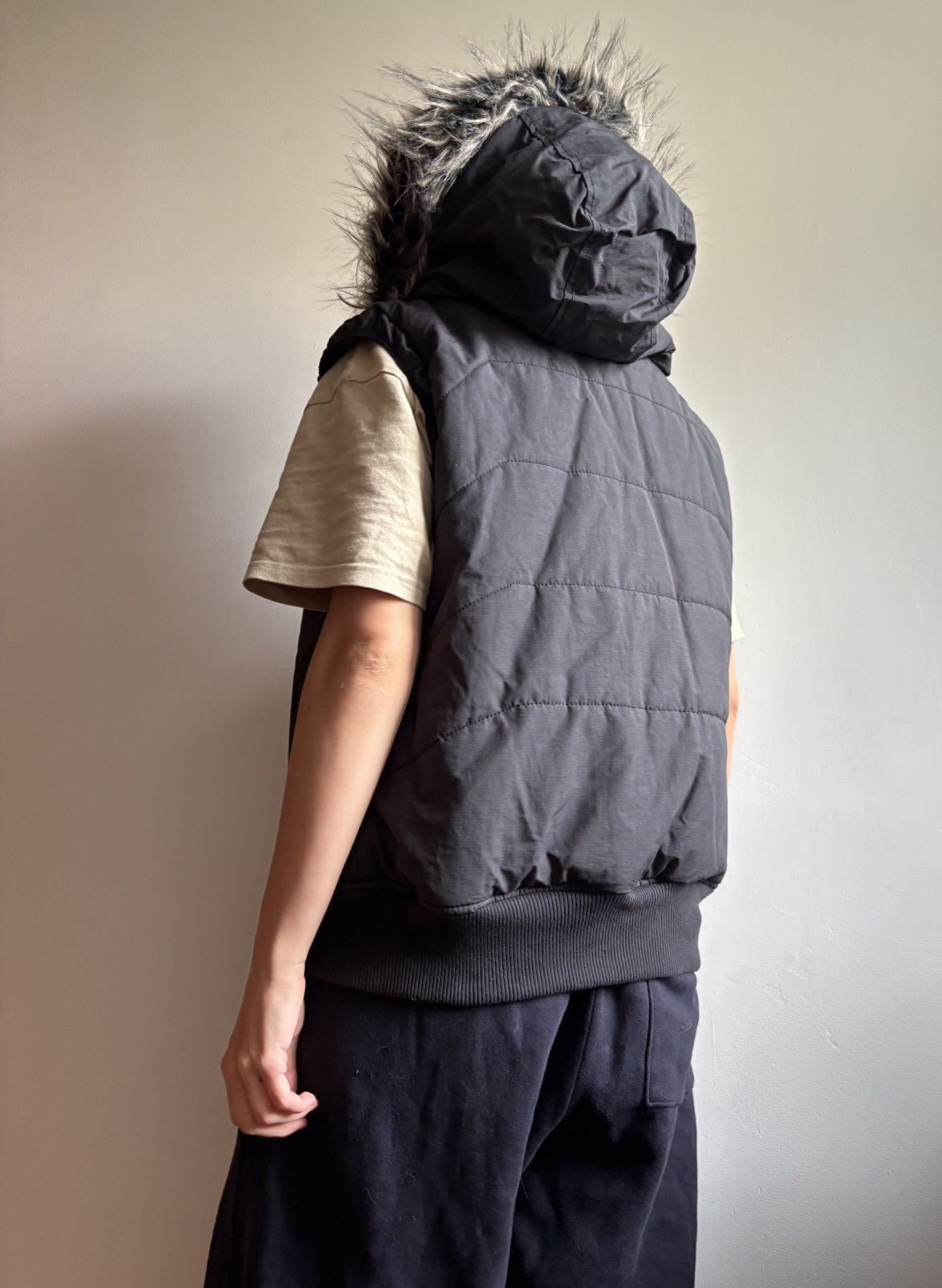 Bench Vintage Y2K bench faux fur puffer vest opium Size M / US 6-8 / IT 42-44 - 4 Thumbnail