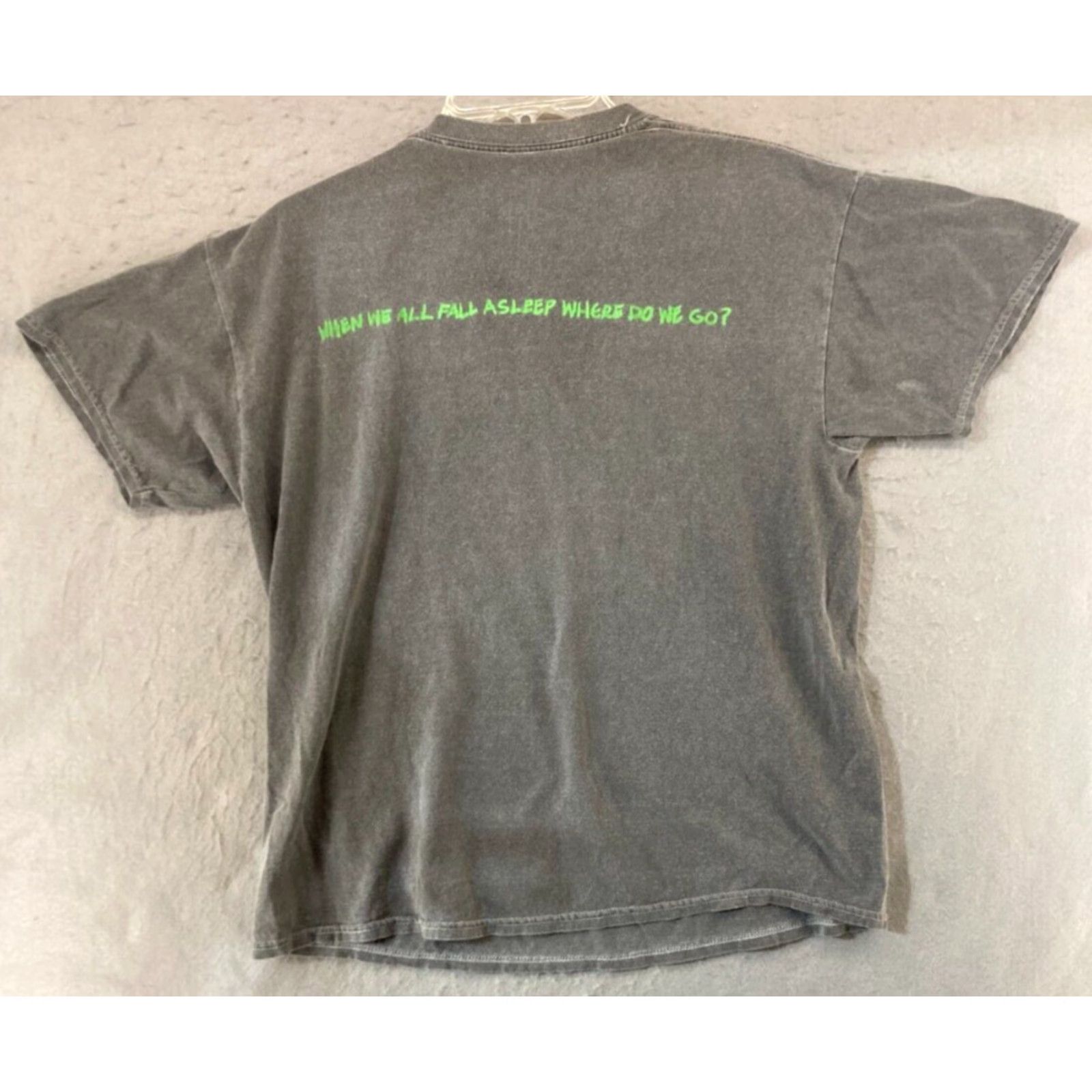 Vintage Billie Eilish When We All Fall Asleep Tour Womens T Shirt Gray Medium Size M / US 6-8 / IT 42-44 - 6 Thumbnail