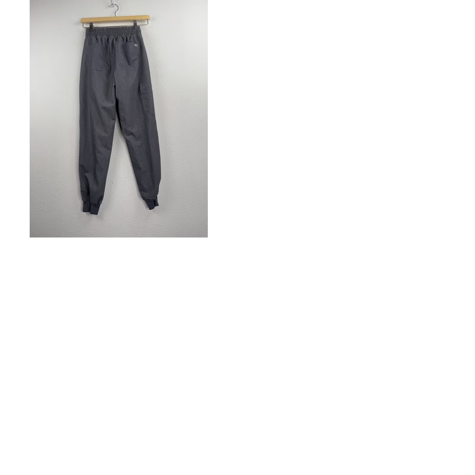 Vintage FIGS Zamora Jogger Scrub Pants Gray Women’s 2XS PETITE Size 24" / US 00 / IT 34 - 9 Thumbnail