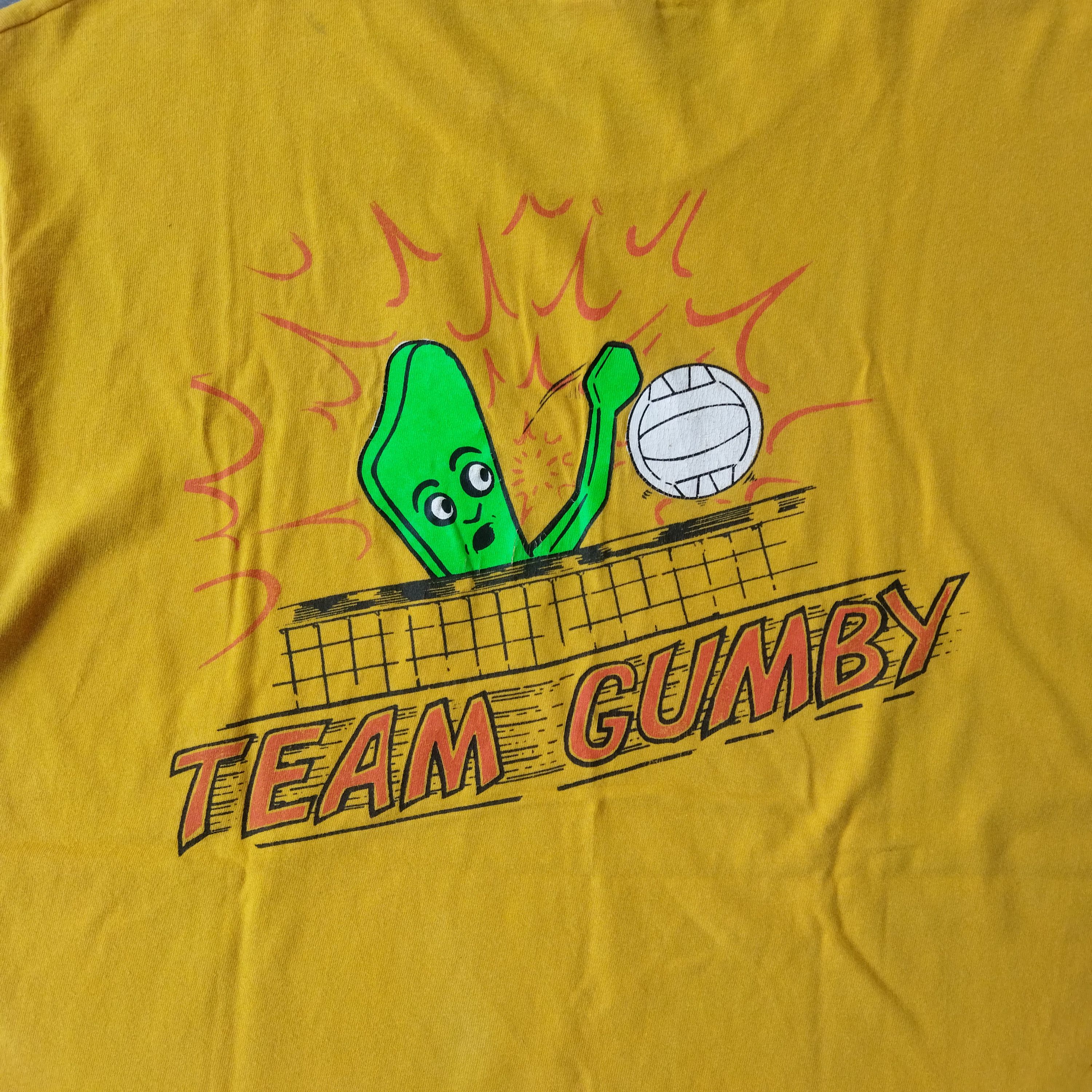 Hanes × Vintage HANES BEEFY TEAM GUMBY T-SHIRT Size US L / EU 52-54 / 3 - 2 Thumbnail
