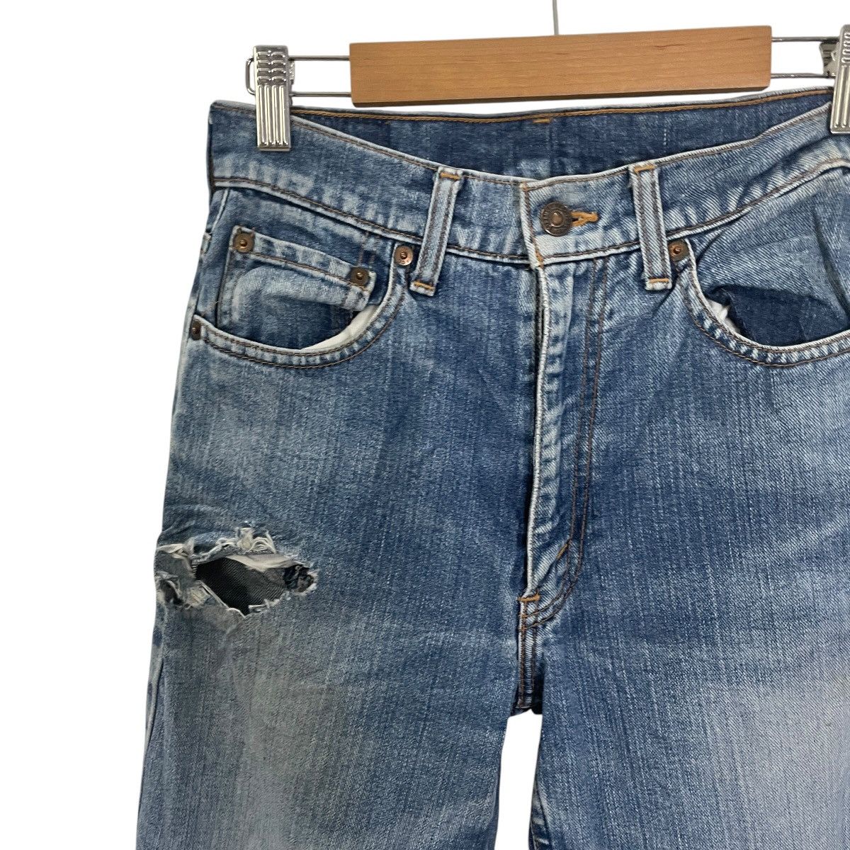 Levi's Vintage Levis W511-0217 Distressed Denim Size 26" / US 2 / IT 38 - 3 Thumbnail