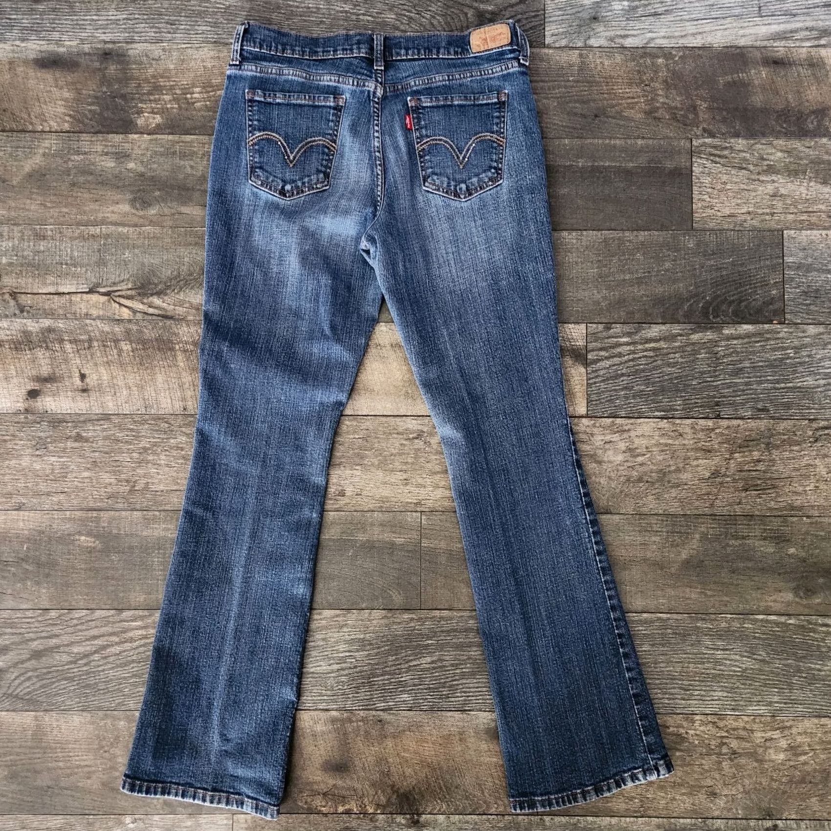 Levi's Levi's 515 Jeans Womens 8 M Boot Cut Stretch Mid Rise Denim 29x31 Blue Size 30" / US 8 / IT 44 - 3 Thumbnail