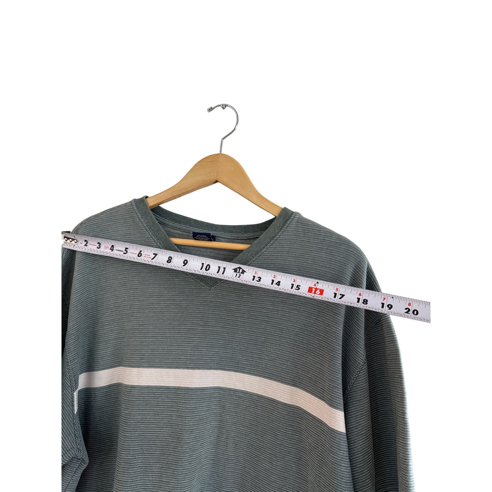 High Sierra High Sierra XL Mens Sage Green Striped Short Sleeve T-Shirt Size US XL / EU 56 / 4 - 6 Thumbnail