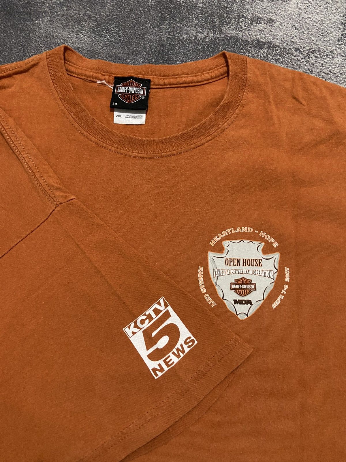 Harley Davidson Y2K Harley Davidson Motorcycles Open House Tee 2007 Size US XXL / EU 58 / 5 - 4 Thumbnail