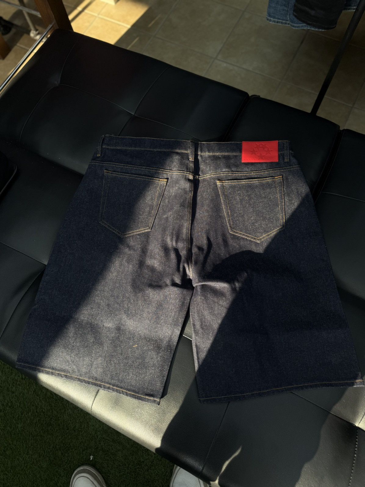 Sp5der Sp5der Jean Shorts Blue Size 38 (NEW) Size US 38 / EU 54 - 9 Thumbnail
