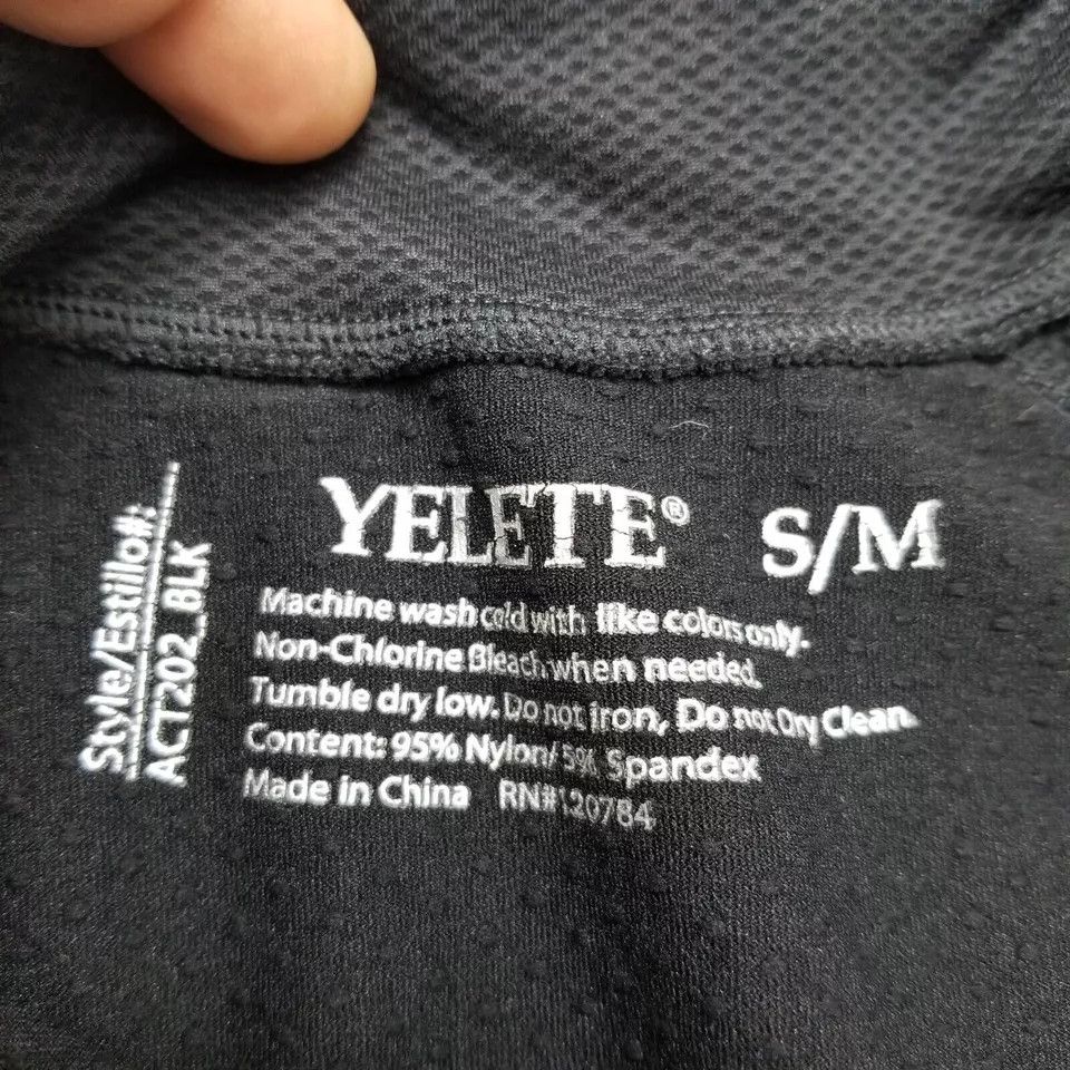 Other Yelete Jacket Womens Small Black Activewear Zip Neck Pocket Size S / US 4 / IT 40 - 9 Thumbnail