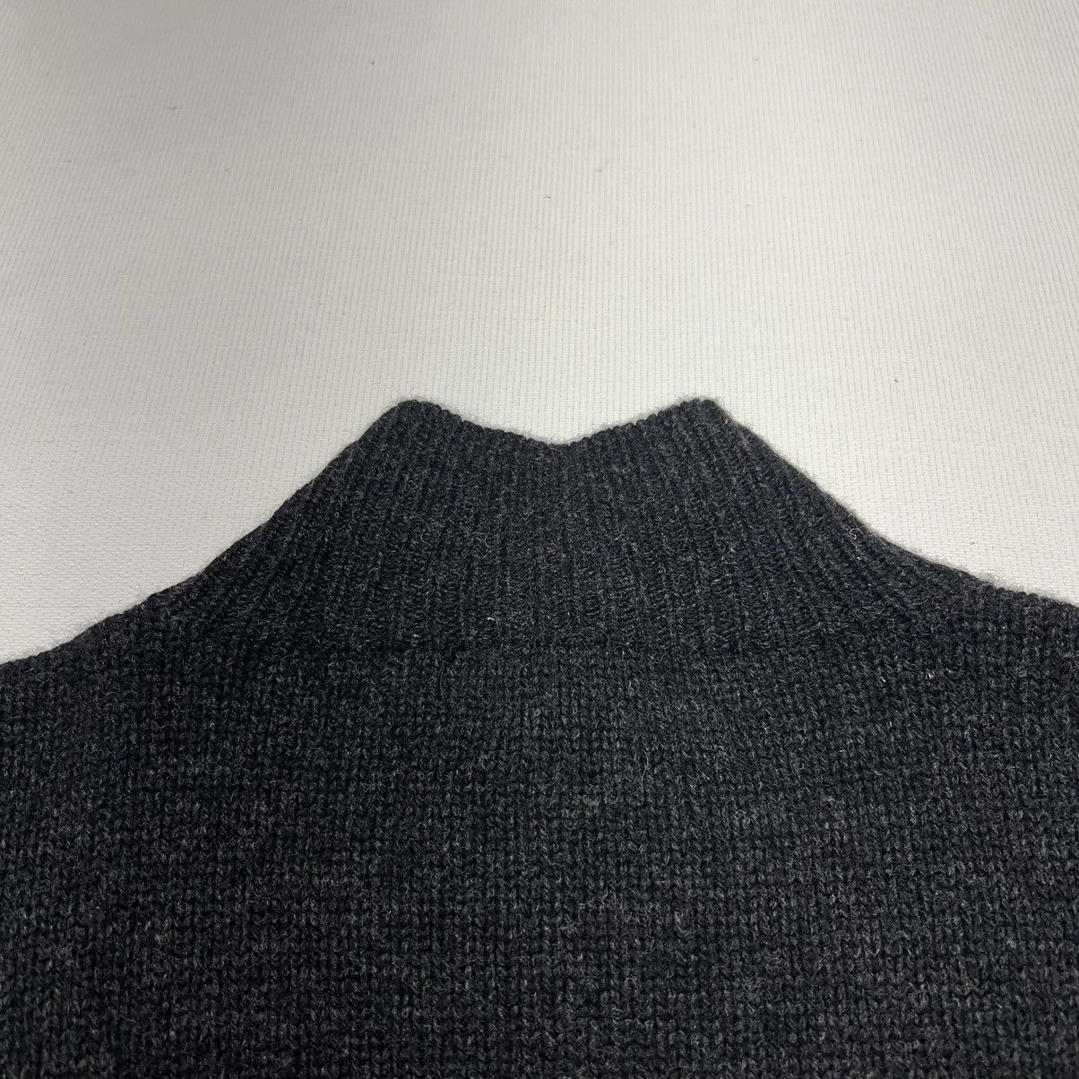 Polo Ralph Lauren Polo Ralph Lauren 1/4 Zip Sweater Grey Lambs Wool Pullover Size US L / EU 52-54 / 3 - 10 Thumbnail