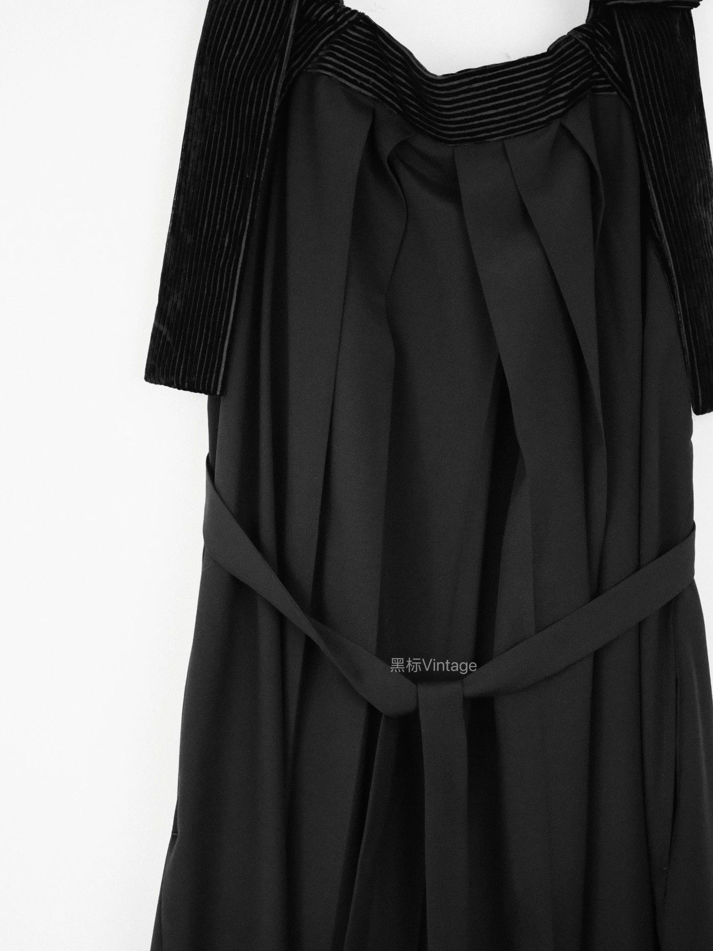 Yohji Yamamoto Yohji Yamamoto 95AW Funeral Season Pleated Suspender Dress S Size S / US 4 / IT 40 - 4 Thumbnail