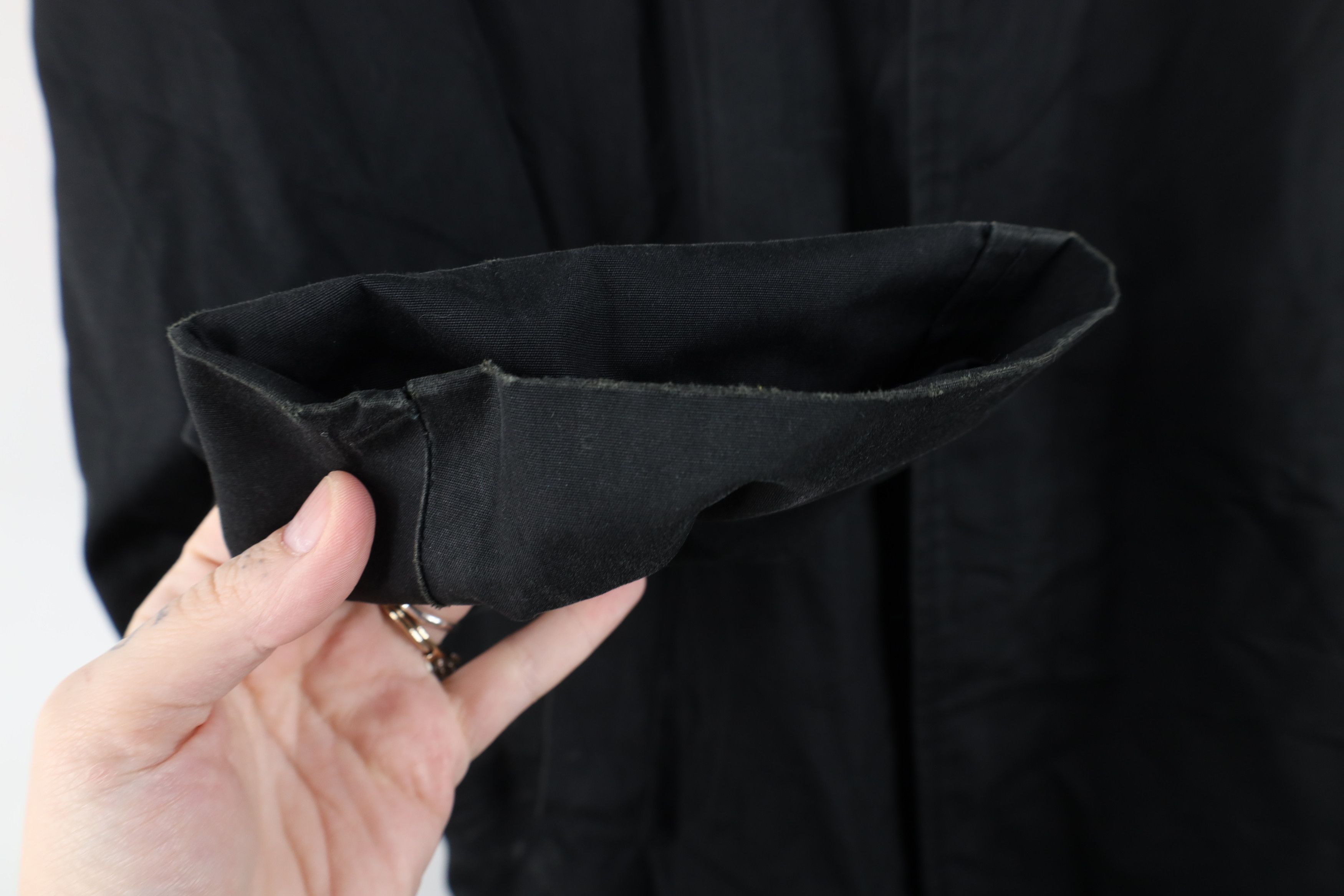 Vintage Vintage 50s 60s Streetwear Trench Coat Rain Jacket Black USA Size US L / EU 52-54 / 3 - 6 Thumbnail