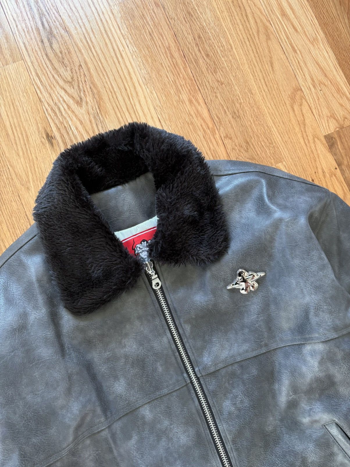 Other Davril Supply Aviator Graff Jacket Faux Leather Bomber L Size US L / EU 52-54 / 3 - 4 Thumbnail