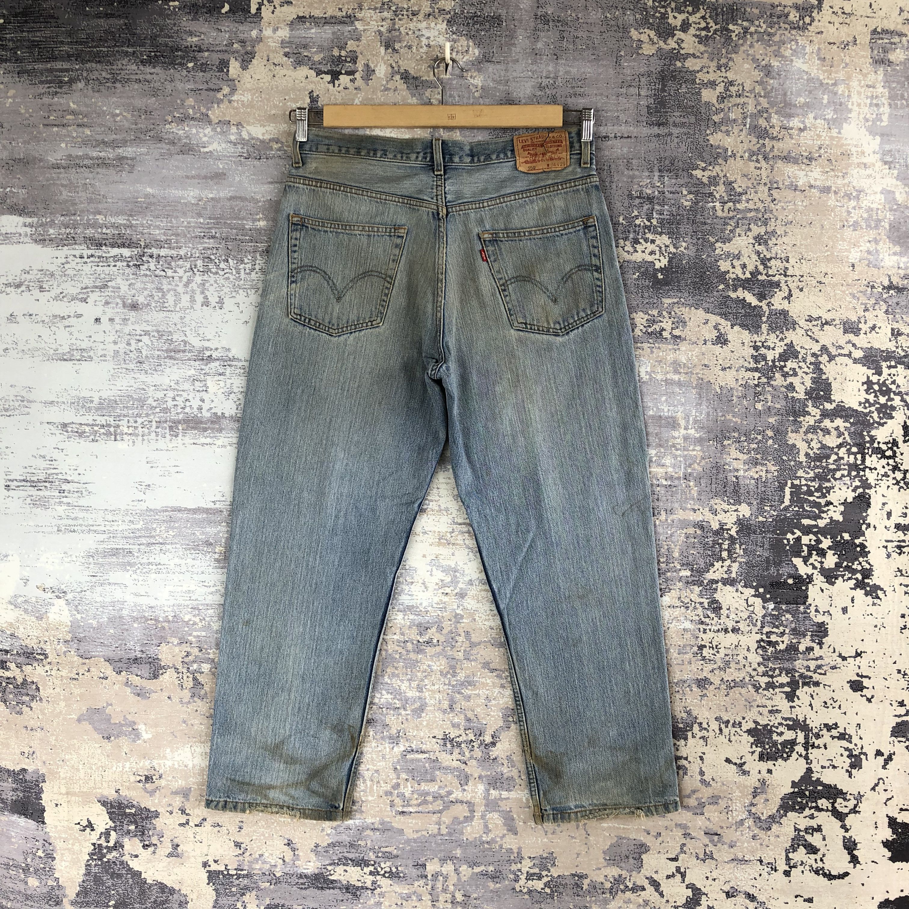 Levi's Vintage Levis 560 Distressed Dirty Jeans Levis Rusty Denim Size US 34 / EU 50 - 2 Thumbnail