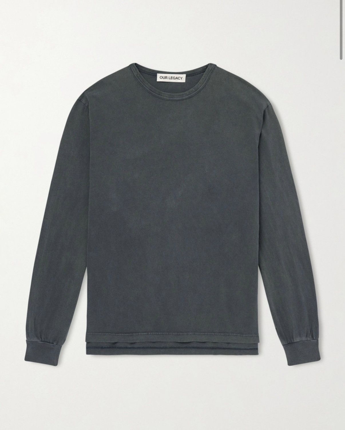 Our Legacy Our Legacy Cruise Longsleeve – Vintage Green/Grey – Size 52 Size US L / EU 52-54 / 3 - 2 Thumbnail