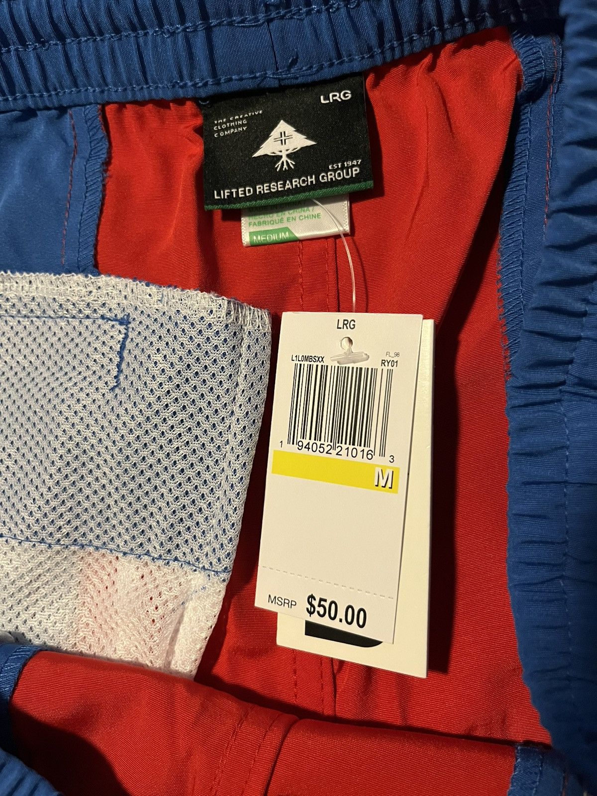 LRG LRG L-R-G Lifted Research Group Men’s Blocka Woven Shorts DS Size US 32 / EU 48 - 6 Thumbnail