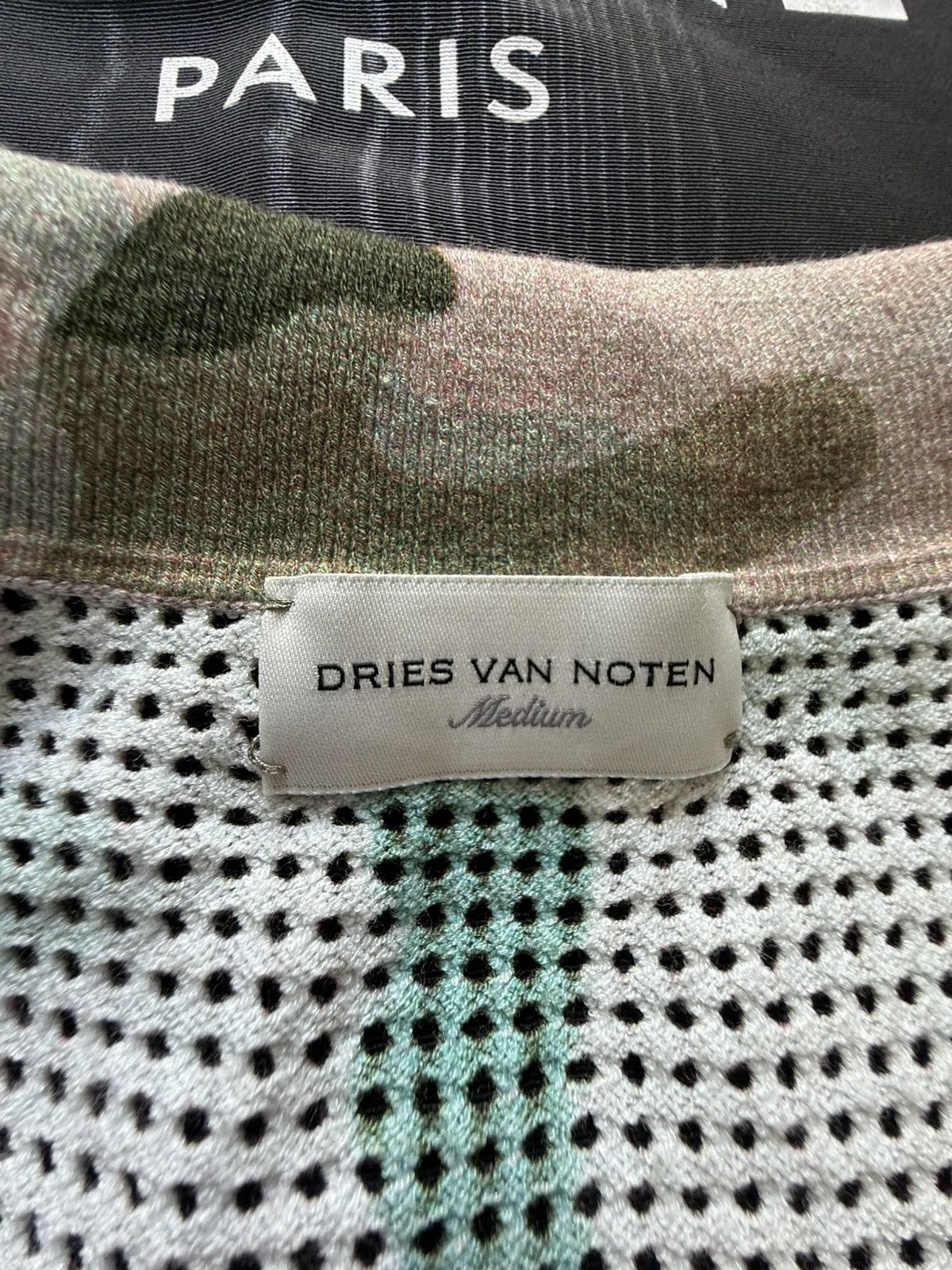 Dries Van Noten Dries Van Noten mesh camo camouflage polo shirt grail Size US M / EU 48-50 / 2 - 18 Thumbnail