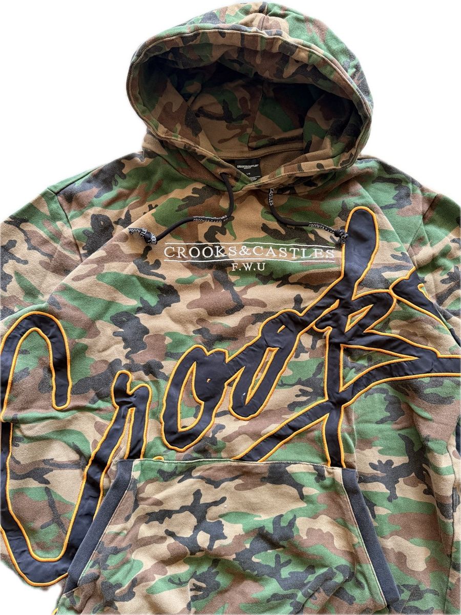 Crooks & Castles Y2K Skater Camo Hoodie Size US L / EU 52-54 / 3 - 1 Thumbnail