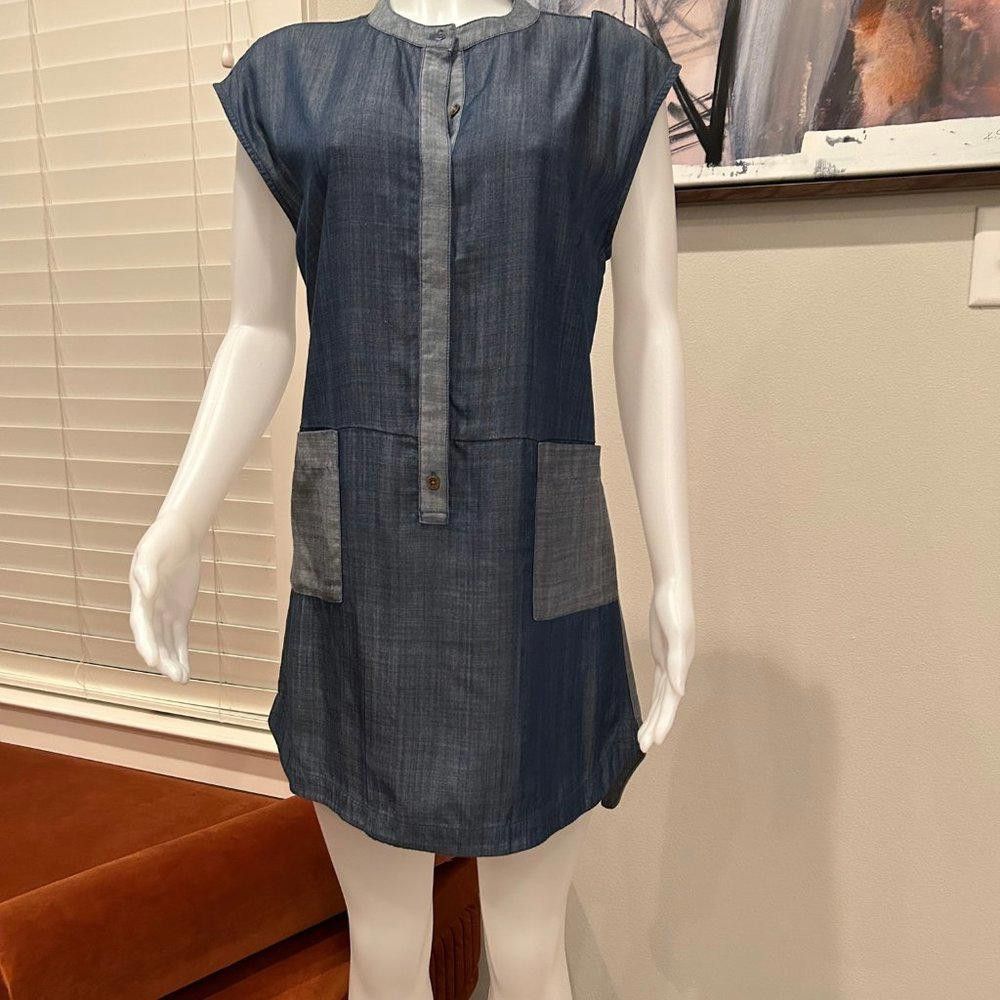 Guess Guess "Milia" Denim Shirtdress Size M / US 6-8 / IT 42-44 - 4 Thumbnail