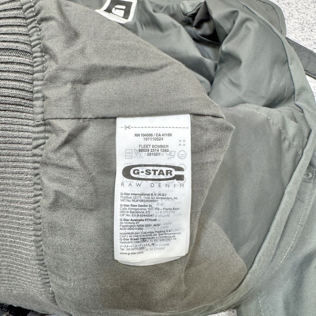 G-Star G-Star Raw Fleet Bomber Jacket M size Size US M / EU 48-50 / 2 - 17 Thumbnail